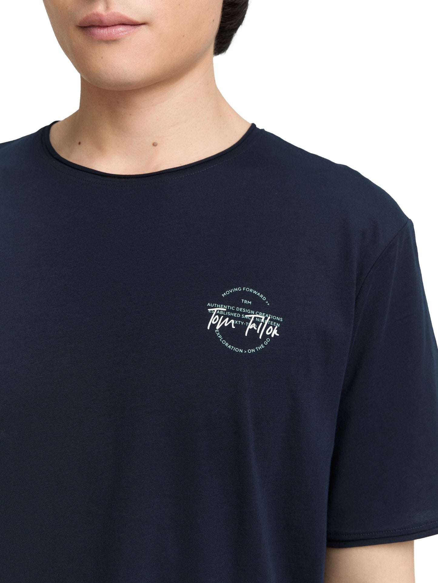 Tom Tailor Herren T-Shirt blau