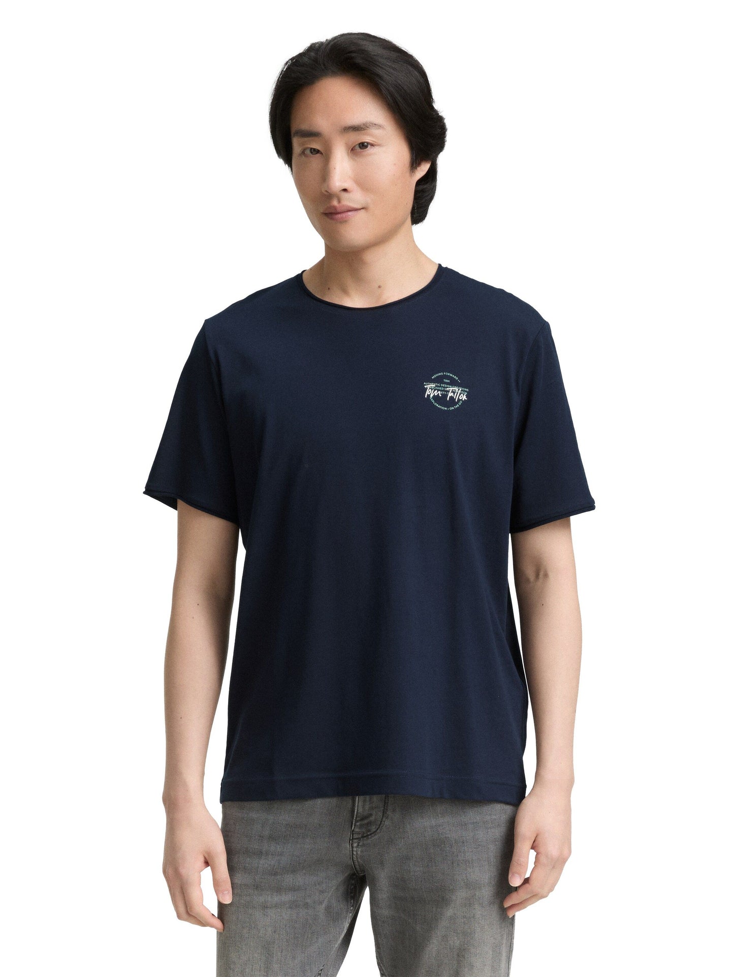 Tom Tailor Herren T-Shirt blau