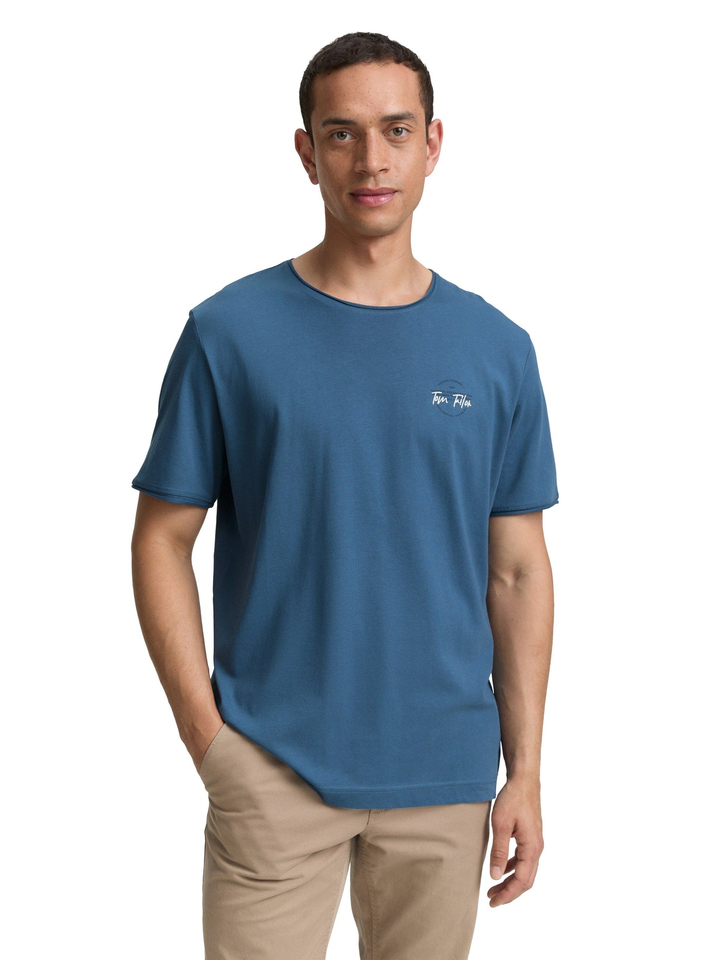 Tom Tailor Herren T-Shirt blau