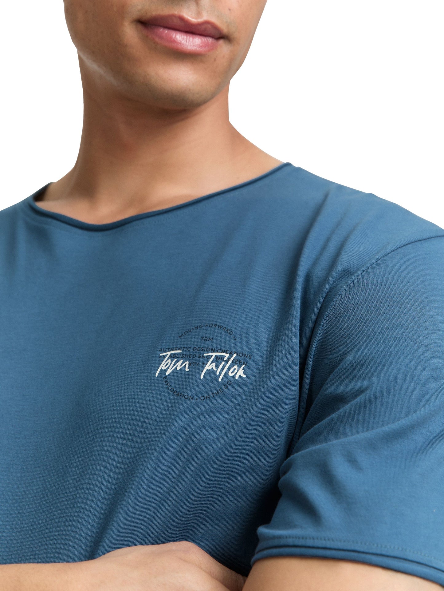Tom Tailor Herren T-Shirt blau