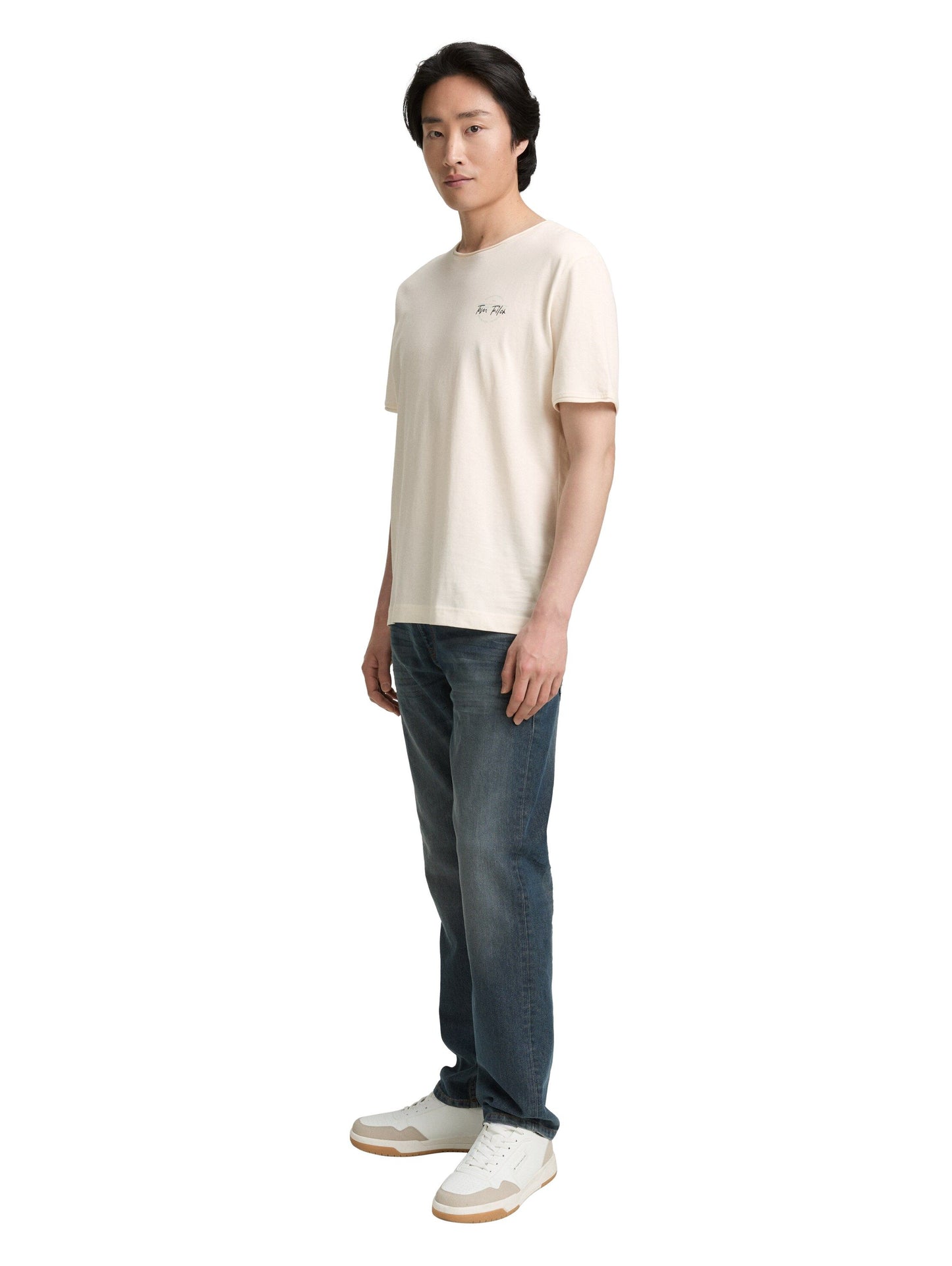 Tom Tailor Herren T-Shirt weiß