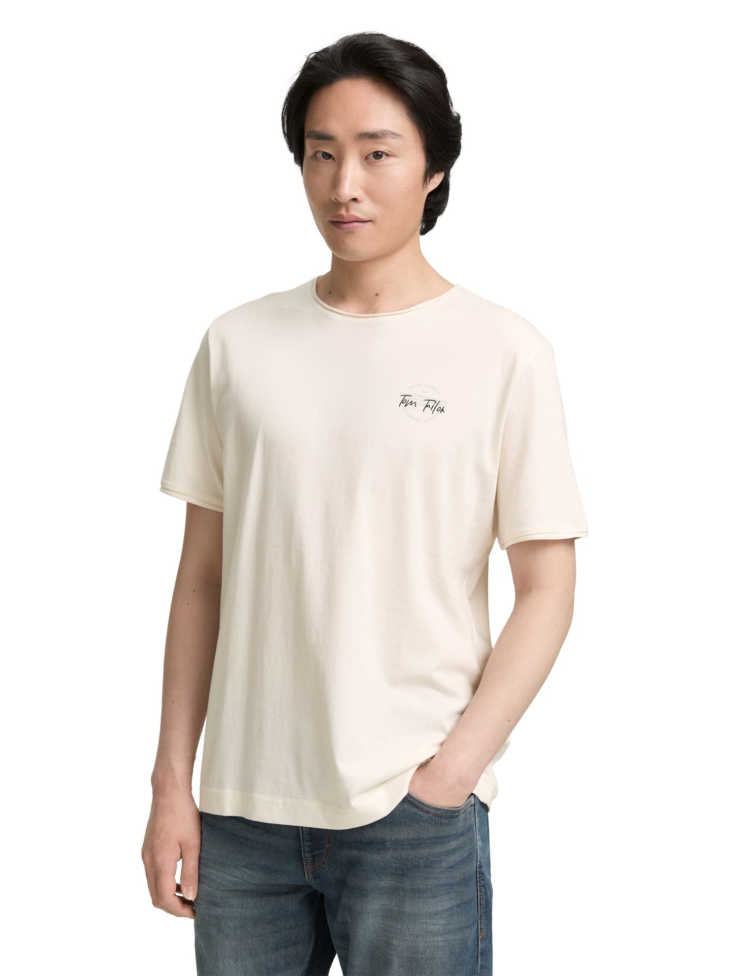 Tom Tailor Herren T-Shirt weiß