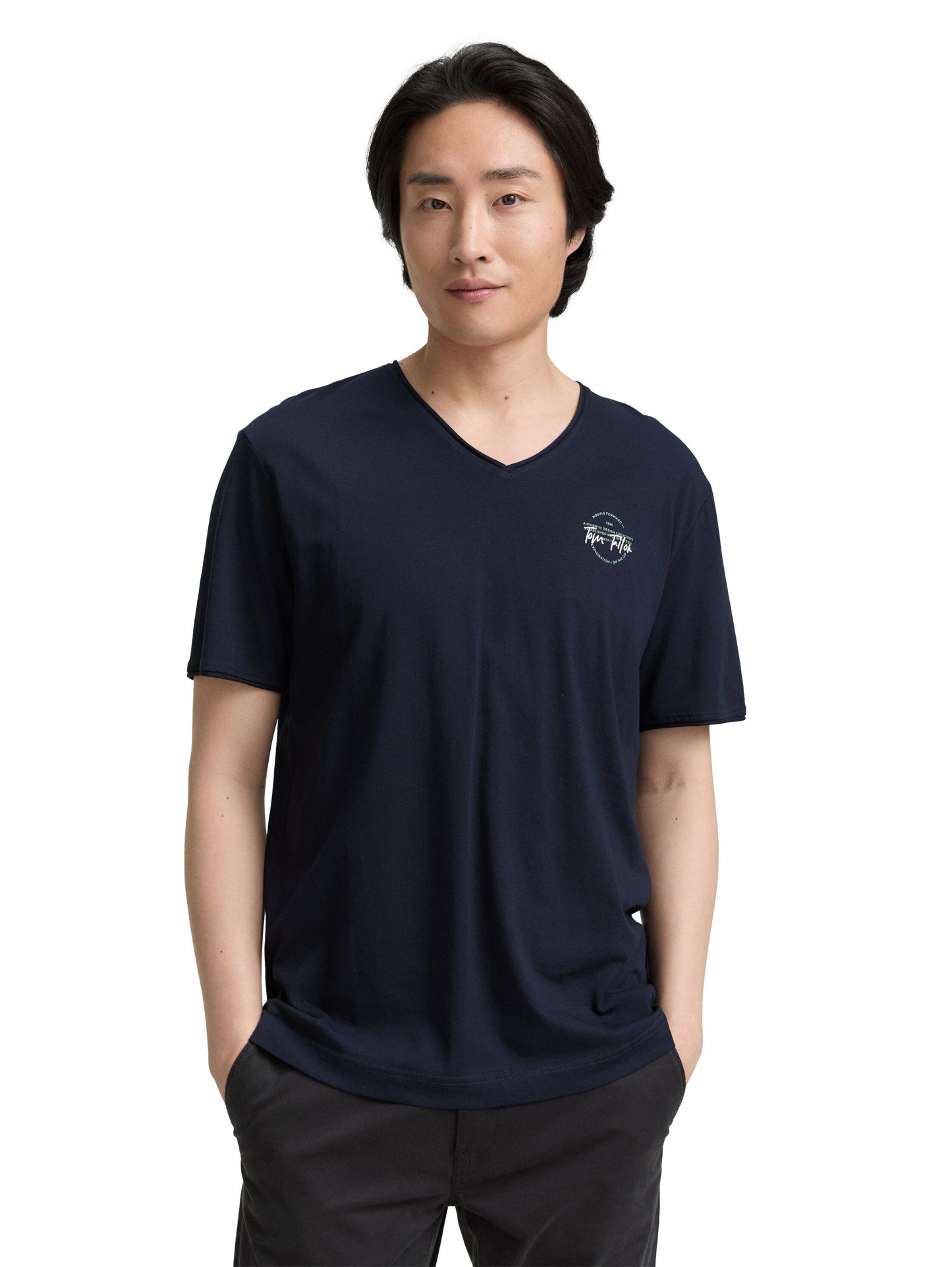 Tom Tailor Herren T-Shirt blau