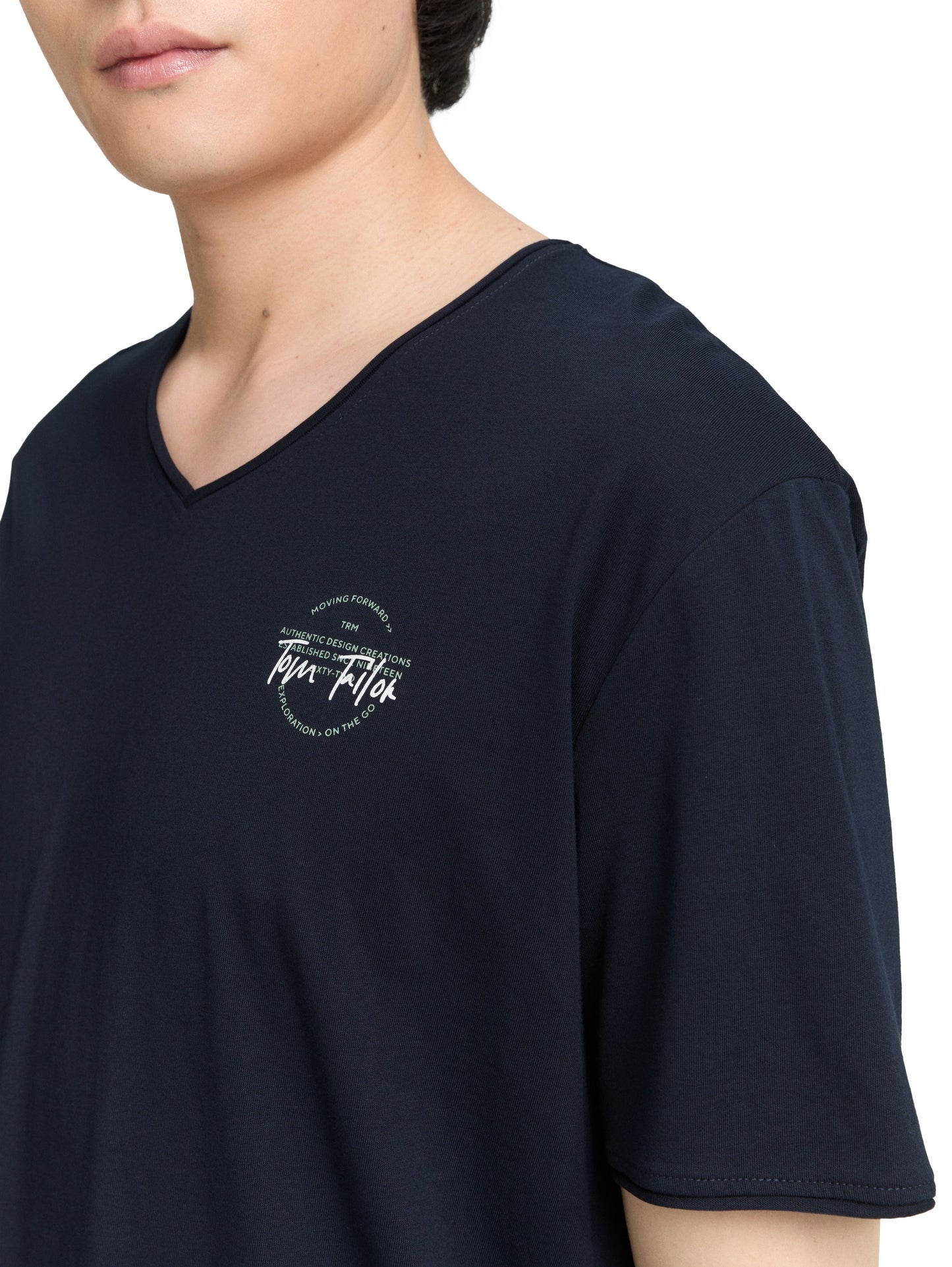 Tom Tailor Herren T-Shirt blau