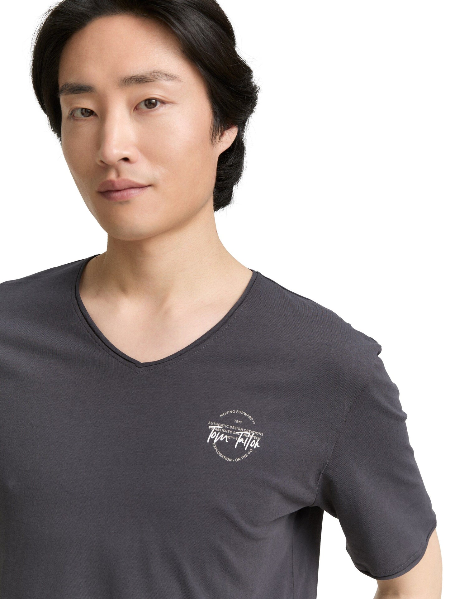 Tom Tailor Herren T-Shirt grau
