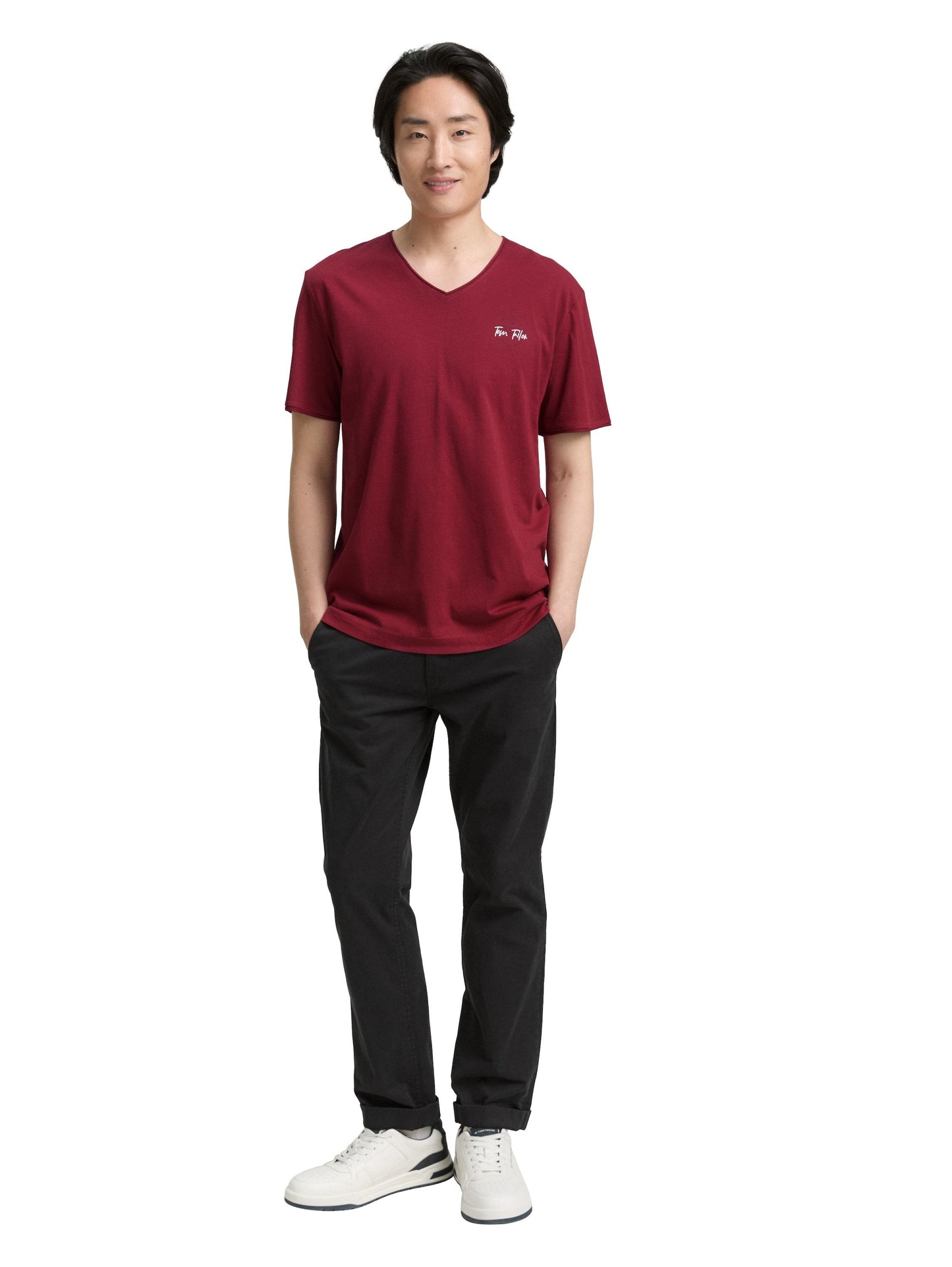 Tom Tailor Herren T-Shirt rot