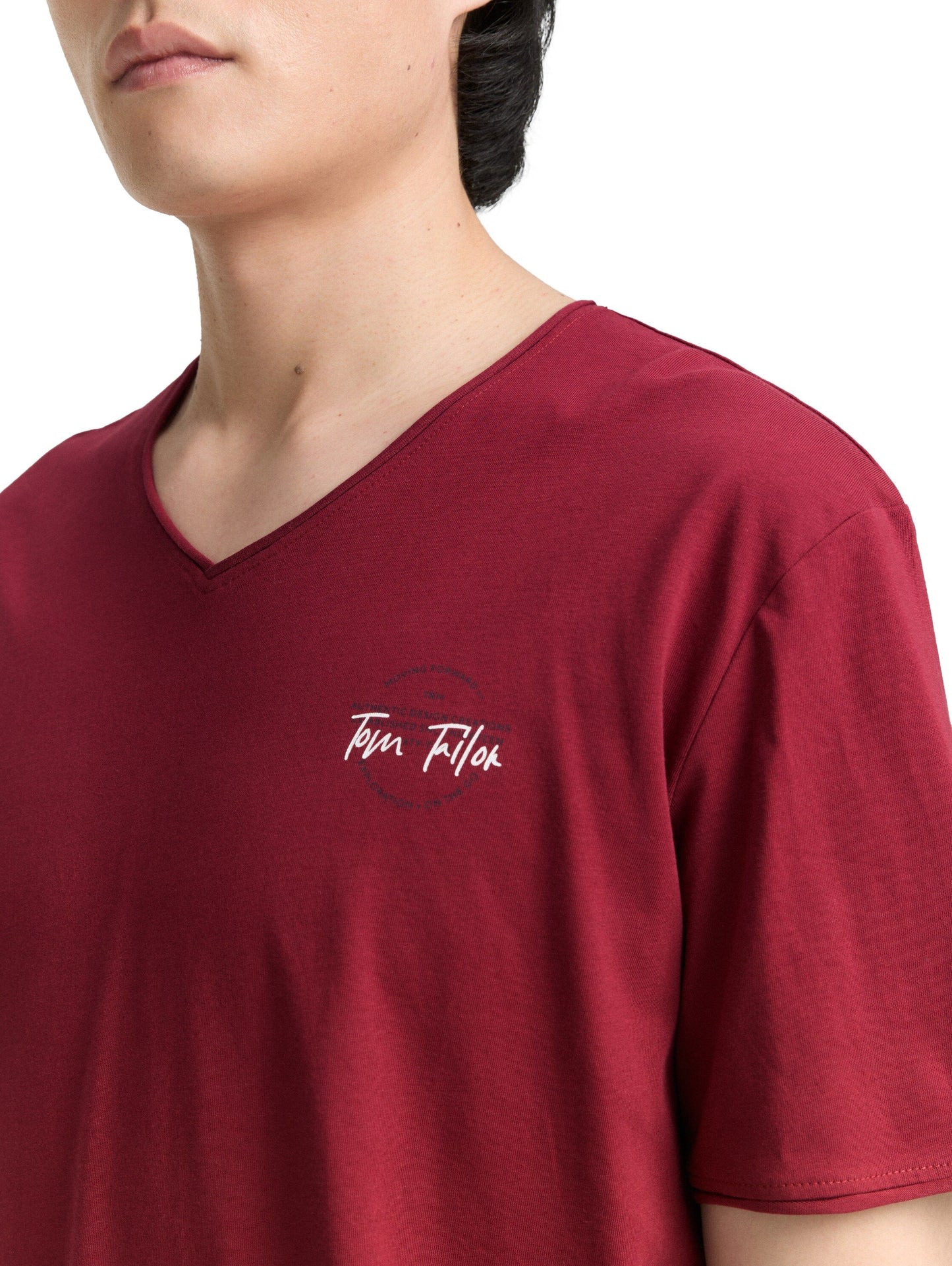 Tom Tailor Herren T-Shirt rot