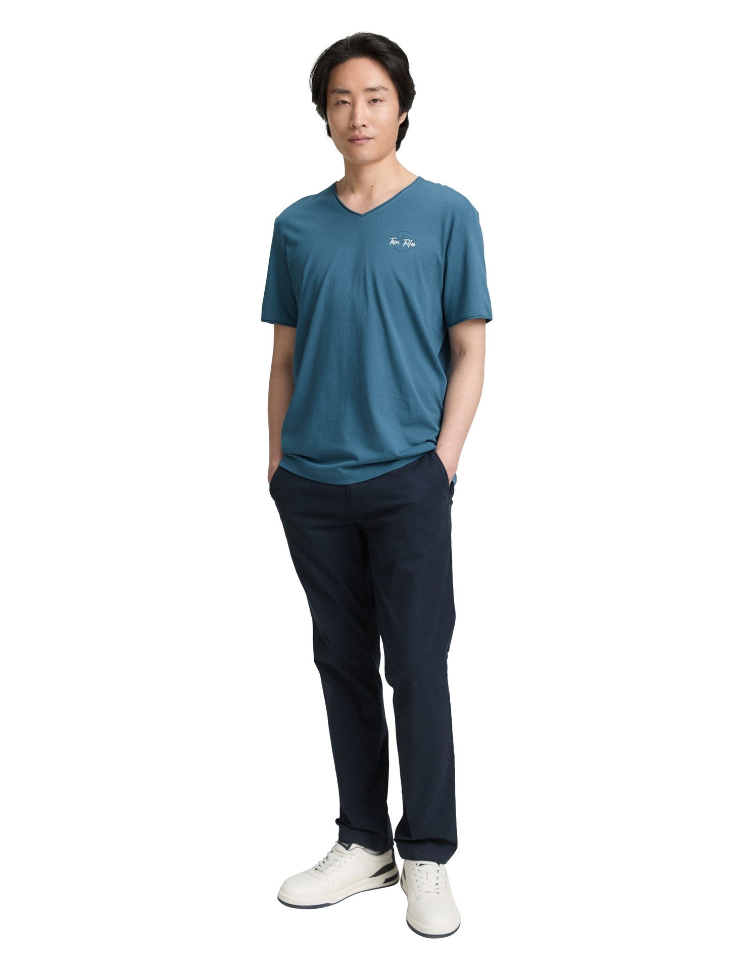 Tom Tailor Herren T-Shirt blau