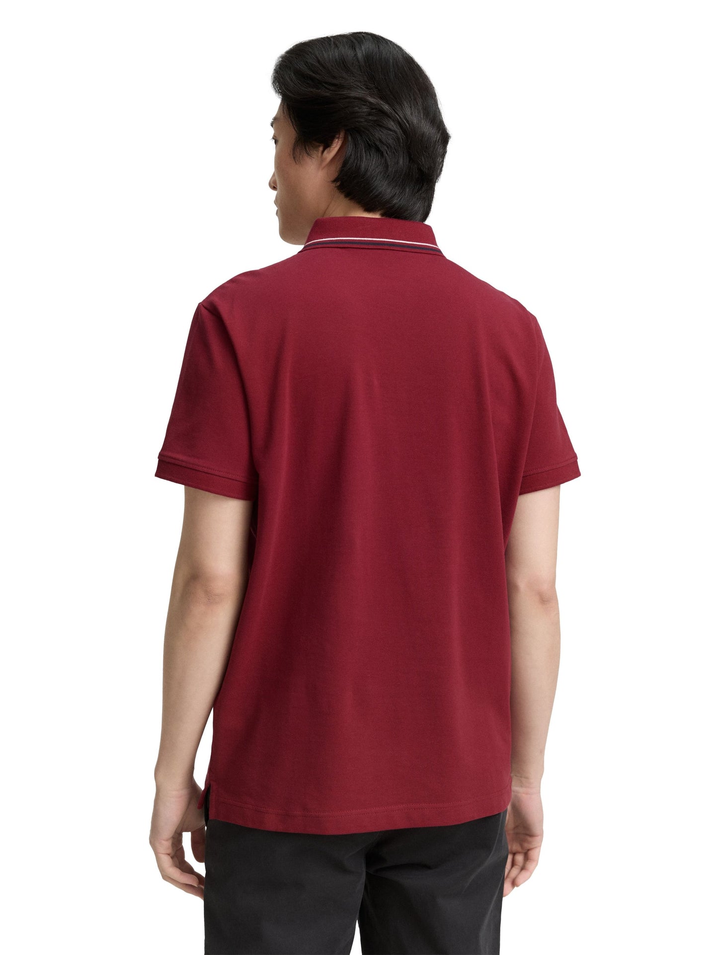 Tom Tailor Herren Piqué Poloshirt rot