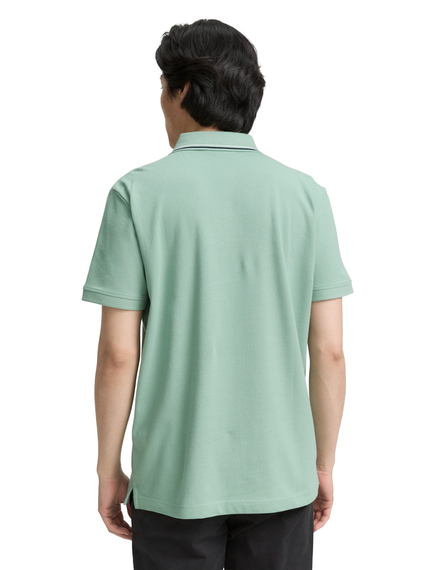 Tom Tailor Herren Piqué Poloshirt grün