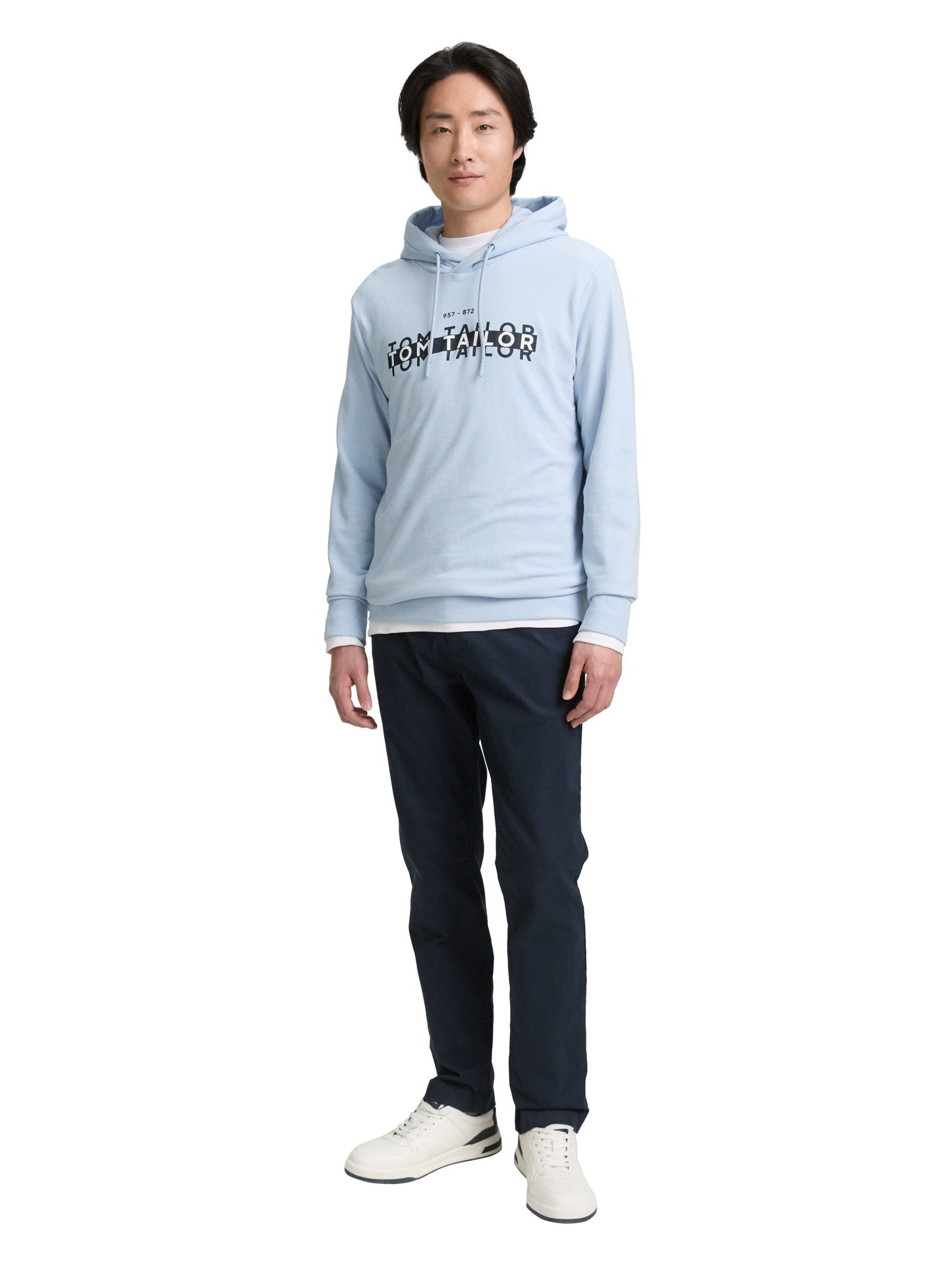 Tom Tailor Herren Hoodie Sweatshirt blau