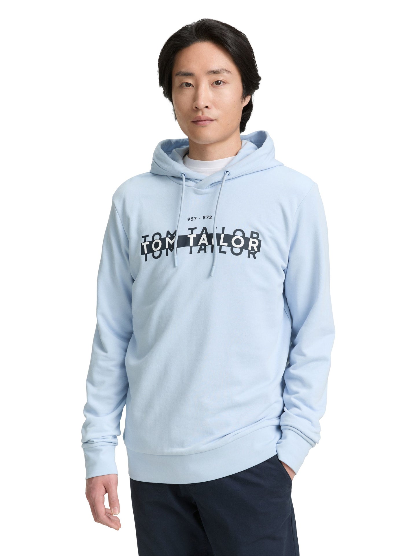 Tom Tailor Herren Hoodie Sweatshirt blau