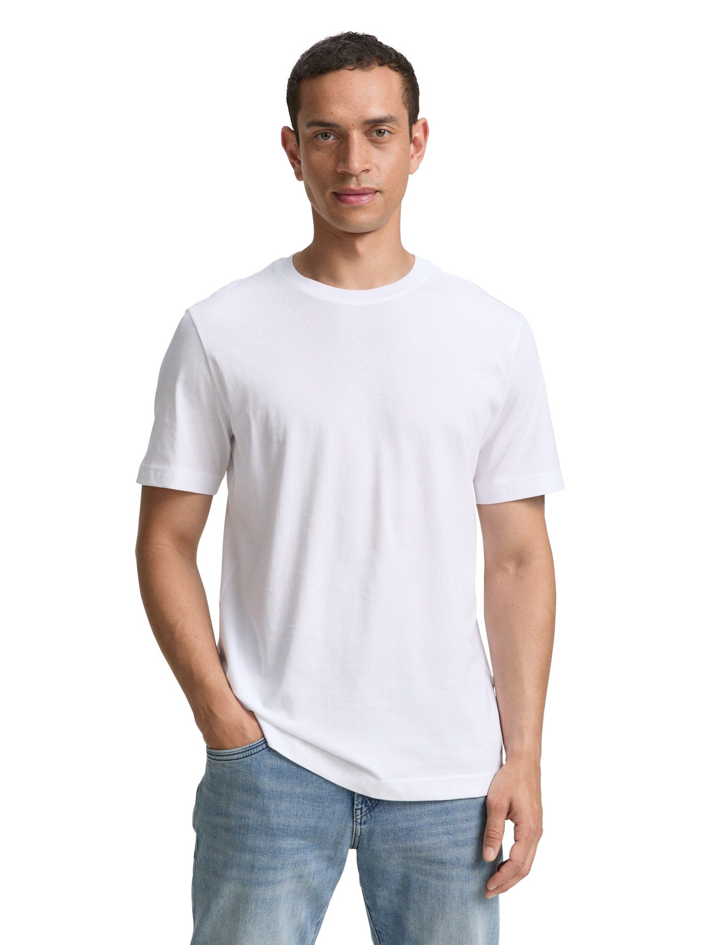 Tom Tailor Herren T-Shirt weiß