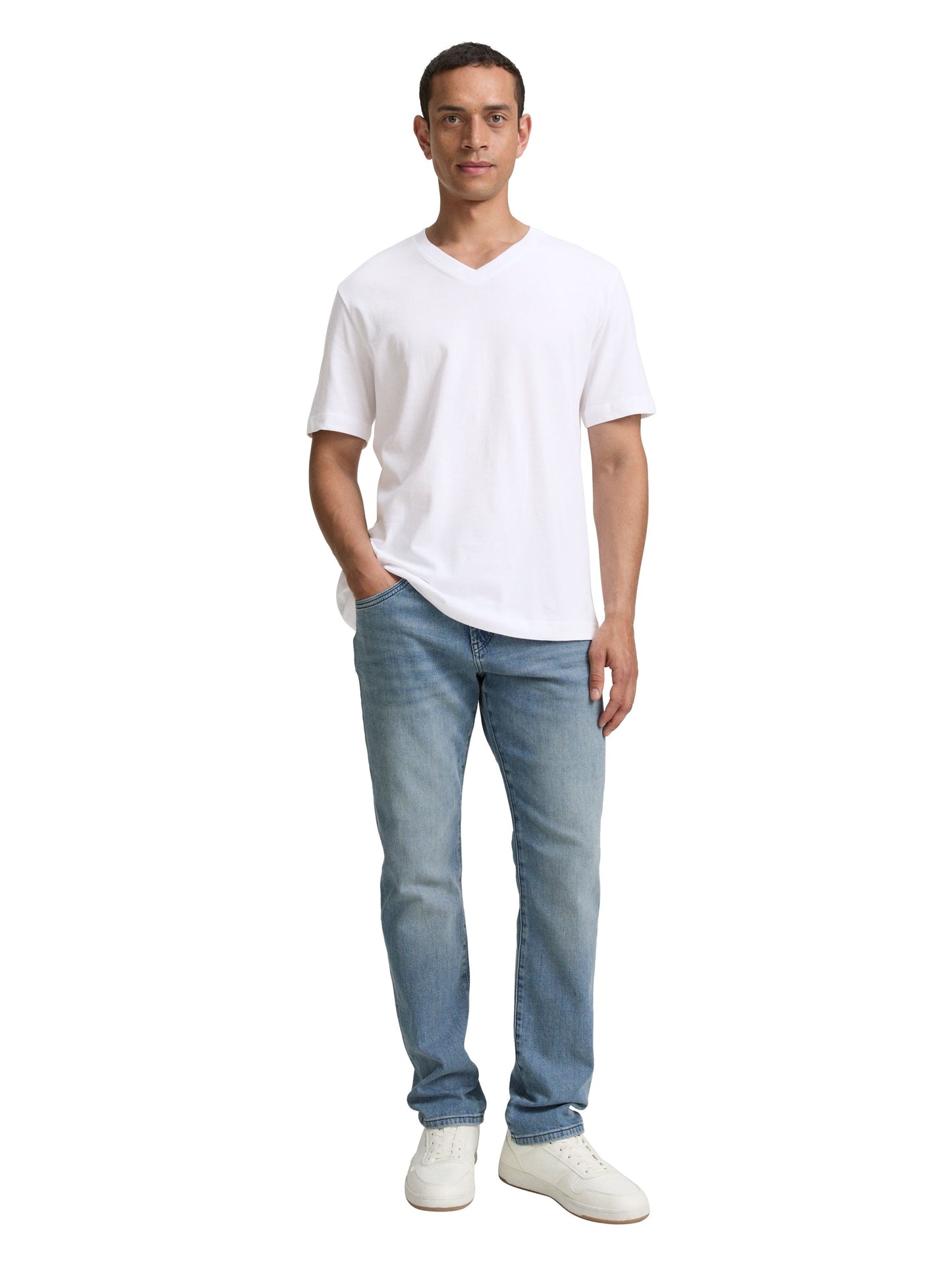 Tom Tailor Herren T-Shirts weiß