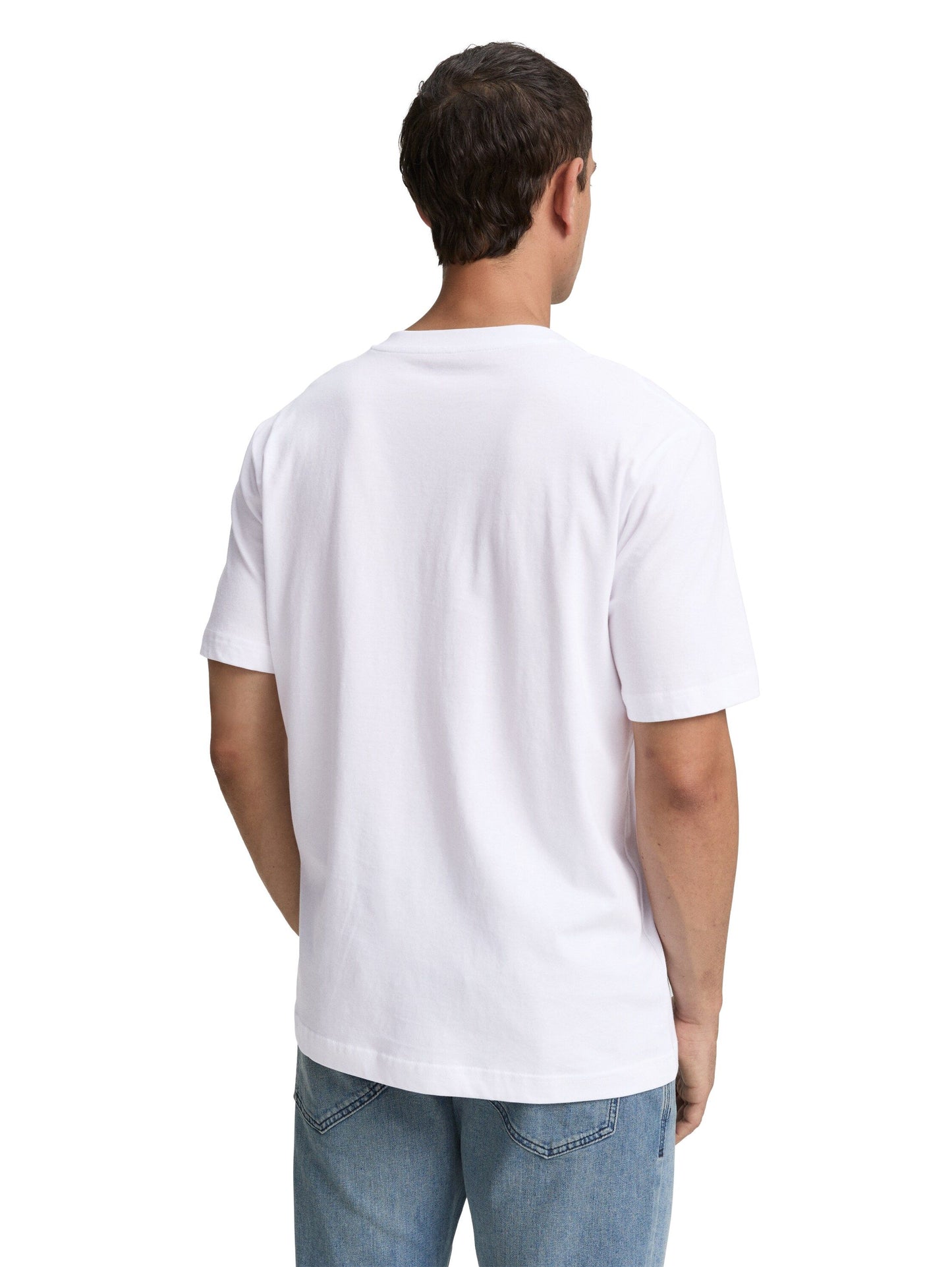 Tom Tailor Herren T-Shirts weiß