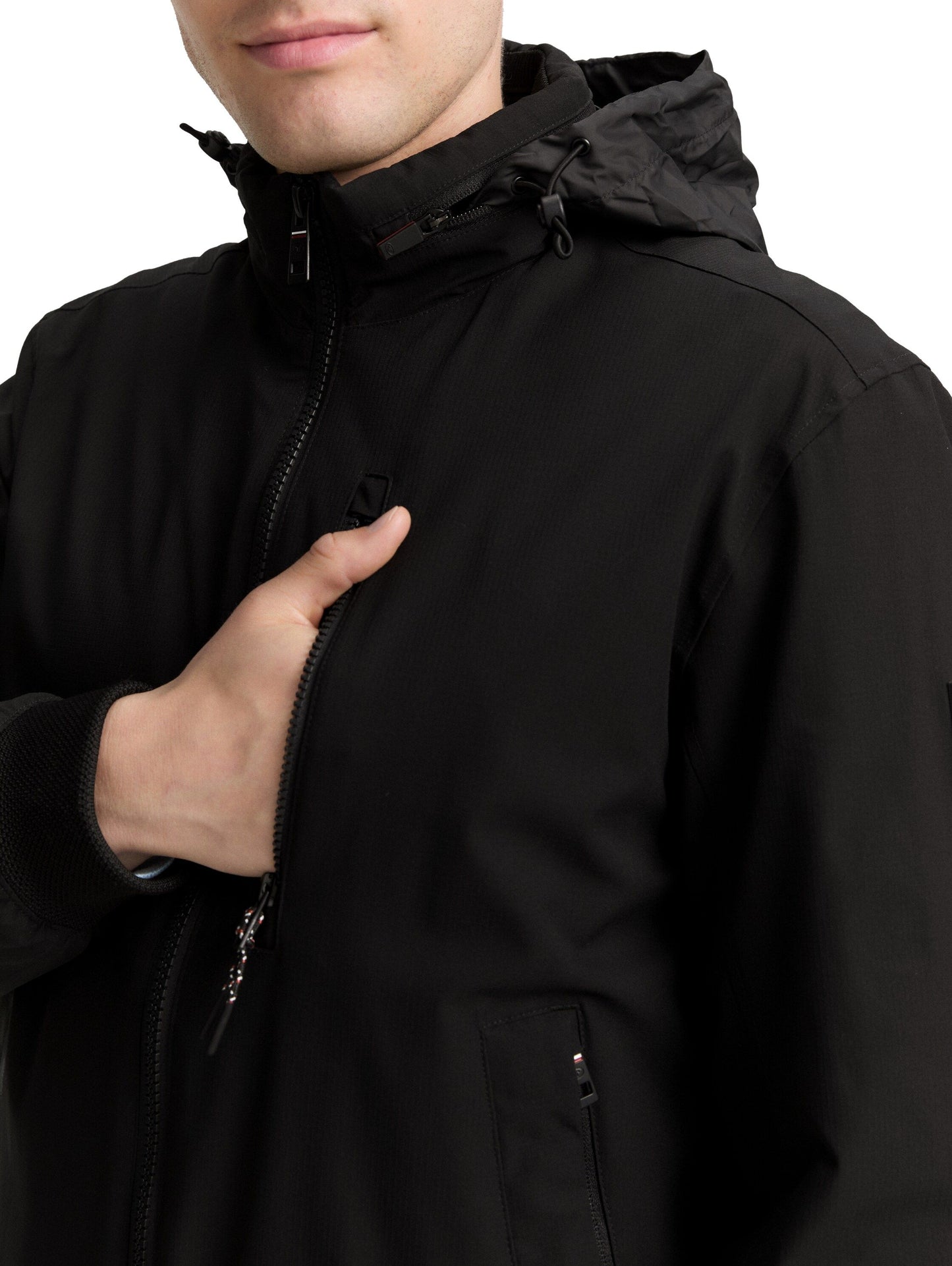 Tom Tailor Herren Blouson Jacke schwarz