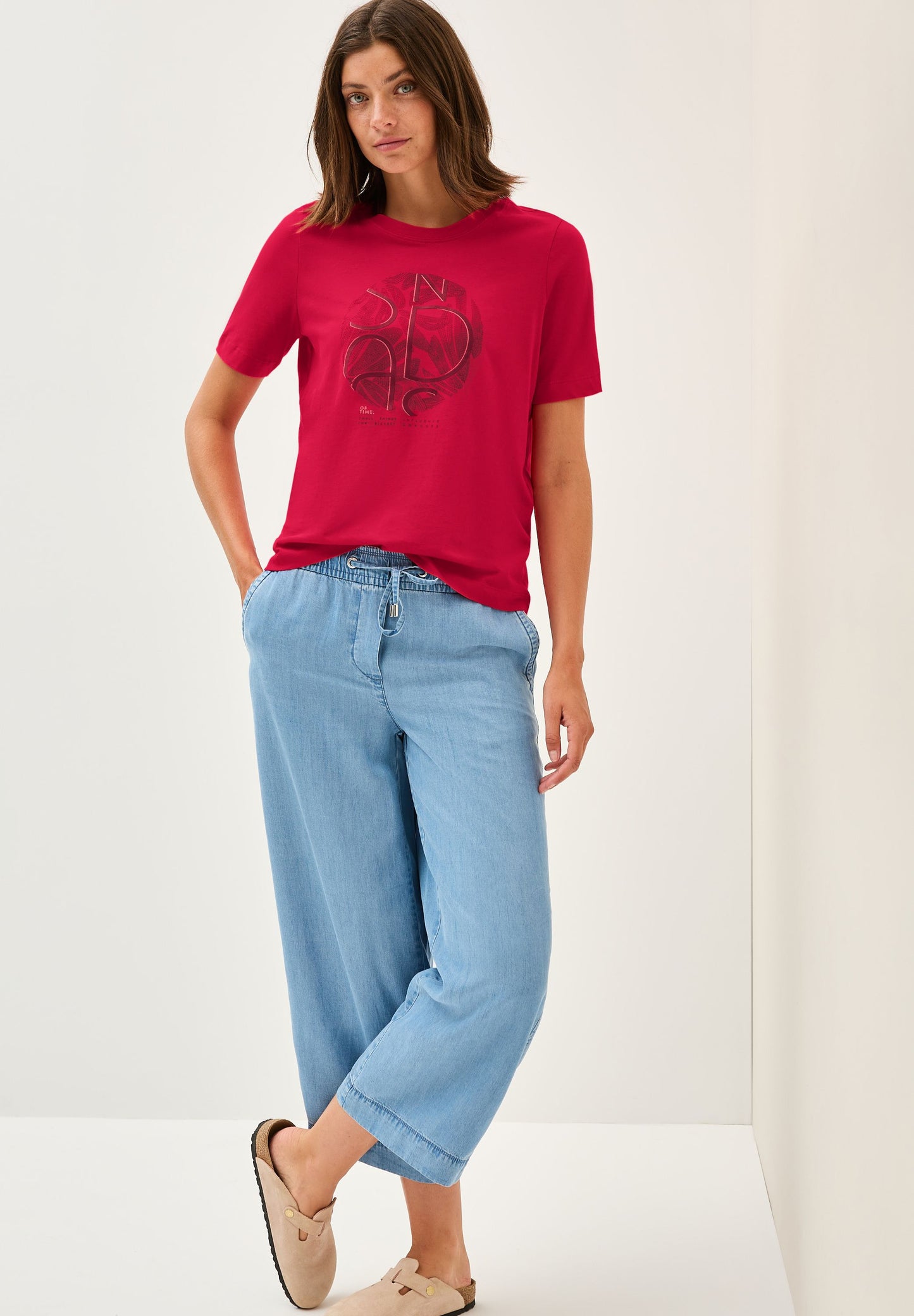 Cecil Damen T-Shirt rot