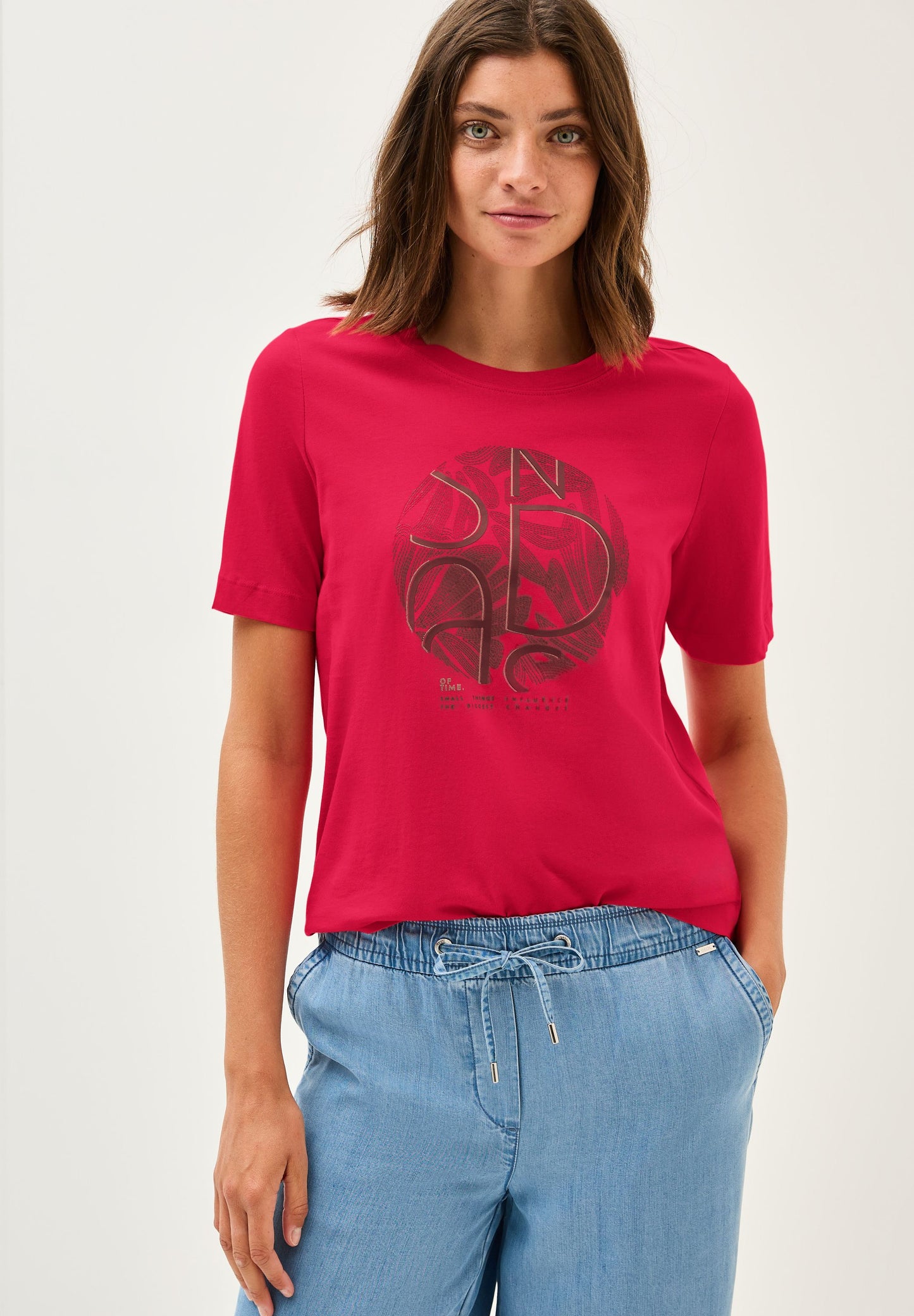 Cecil Damen T-Shirt rot