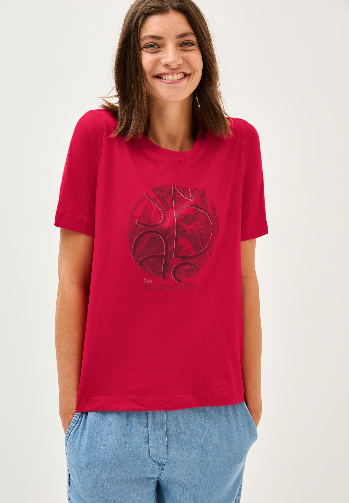Cecil Damen T-Shirt rot