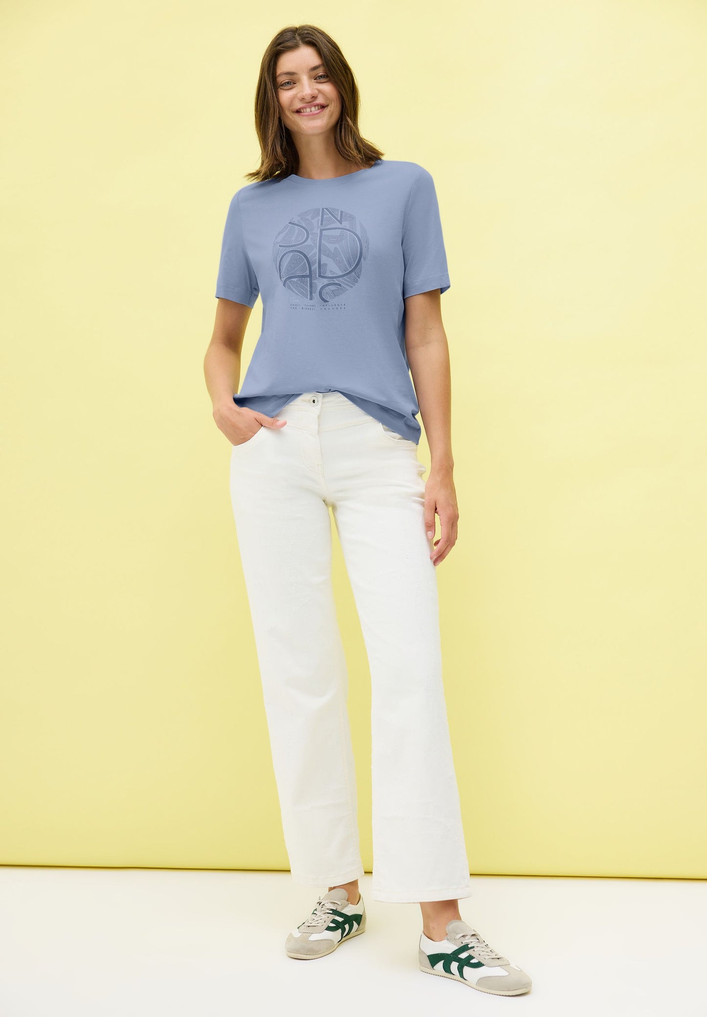 Cecil Damen T-Shirt blau