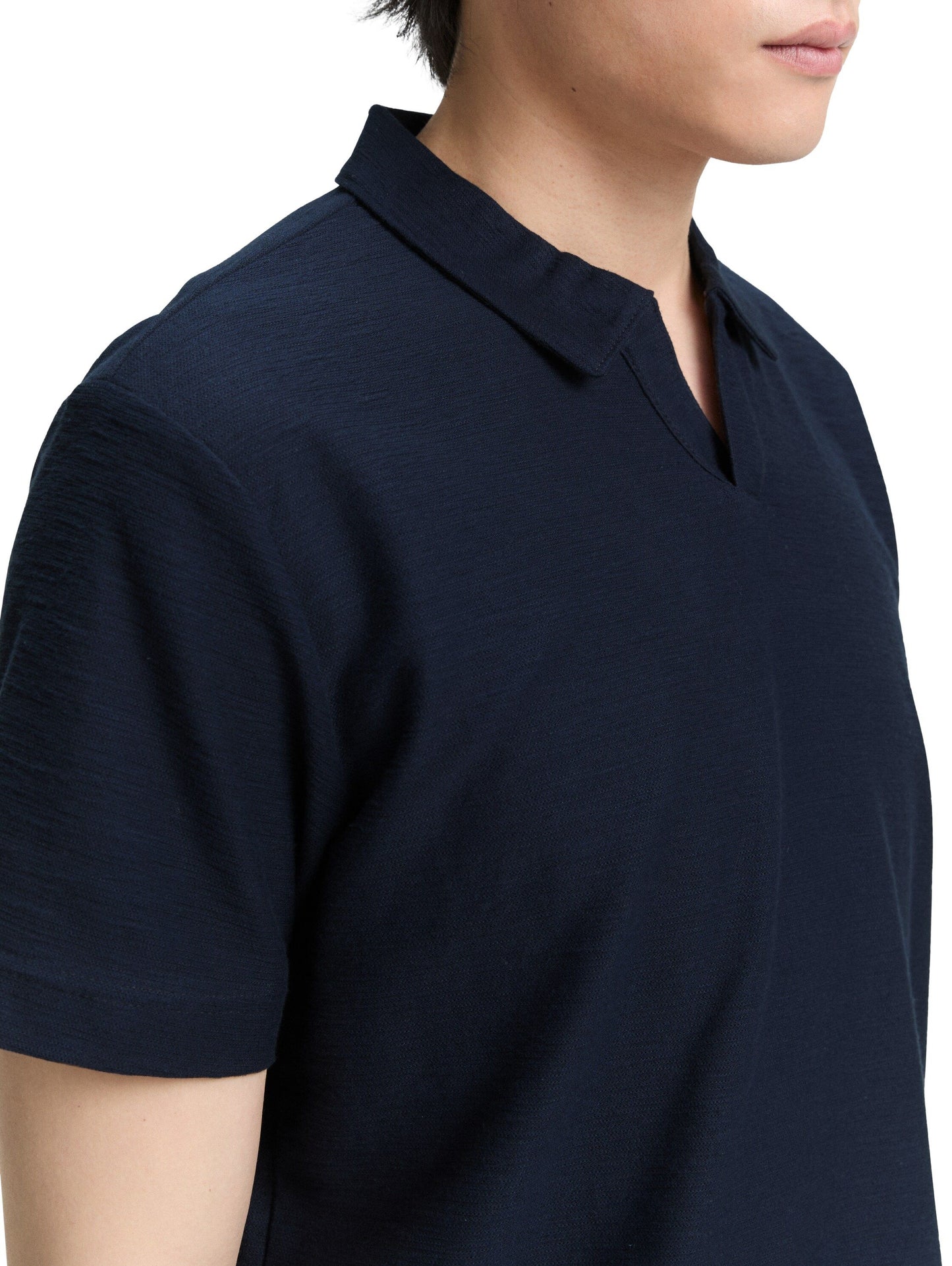 Tom Tailor Herren Poloshirt blau