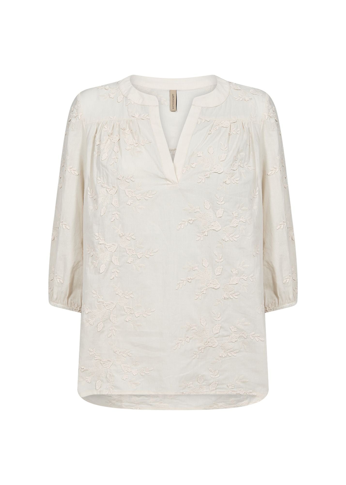 Soyaconcept Damen Bluse SC-SILVA 1 XXL beige