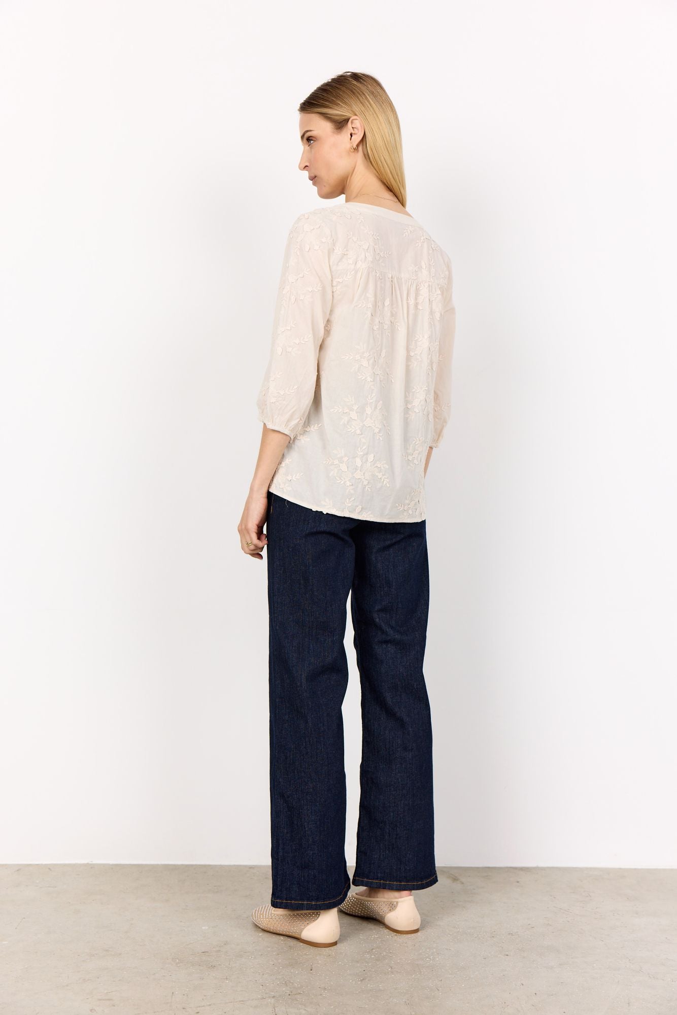 Soyaconcept Damen Bluse SC-SILVA 1 beige