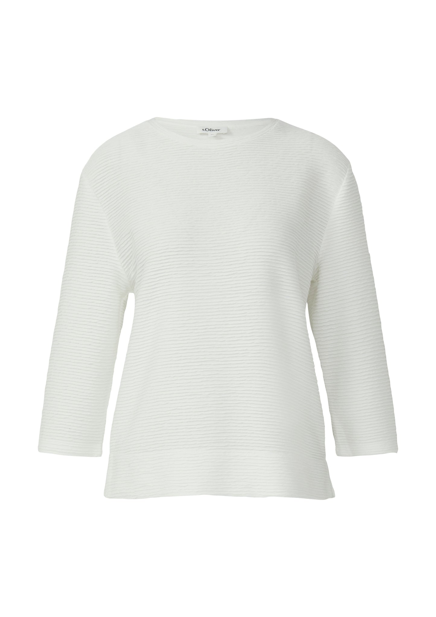 s.Oliver Damen Sweatshirt weiß