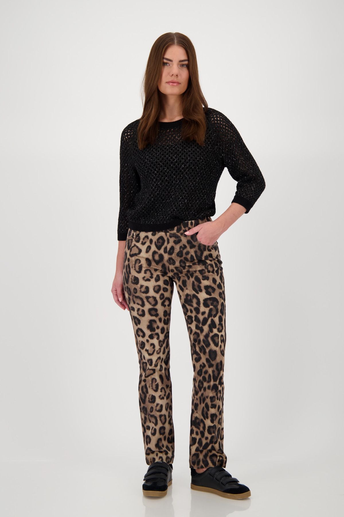Monari Damen Hose braun