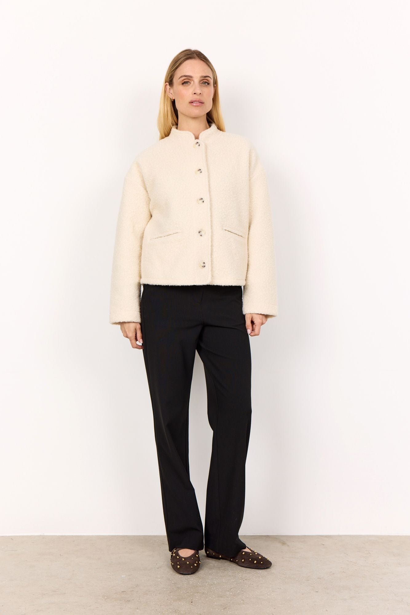 Soyaconcept Damen Jacke SC-SHAIMA 1 weiß