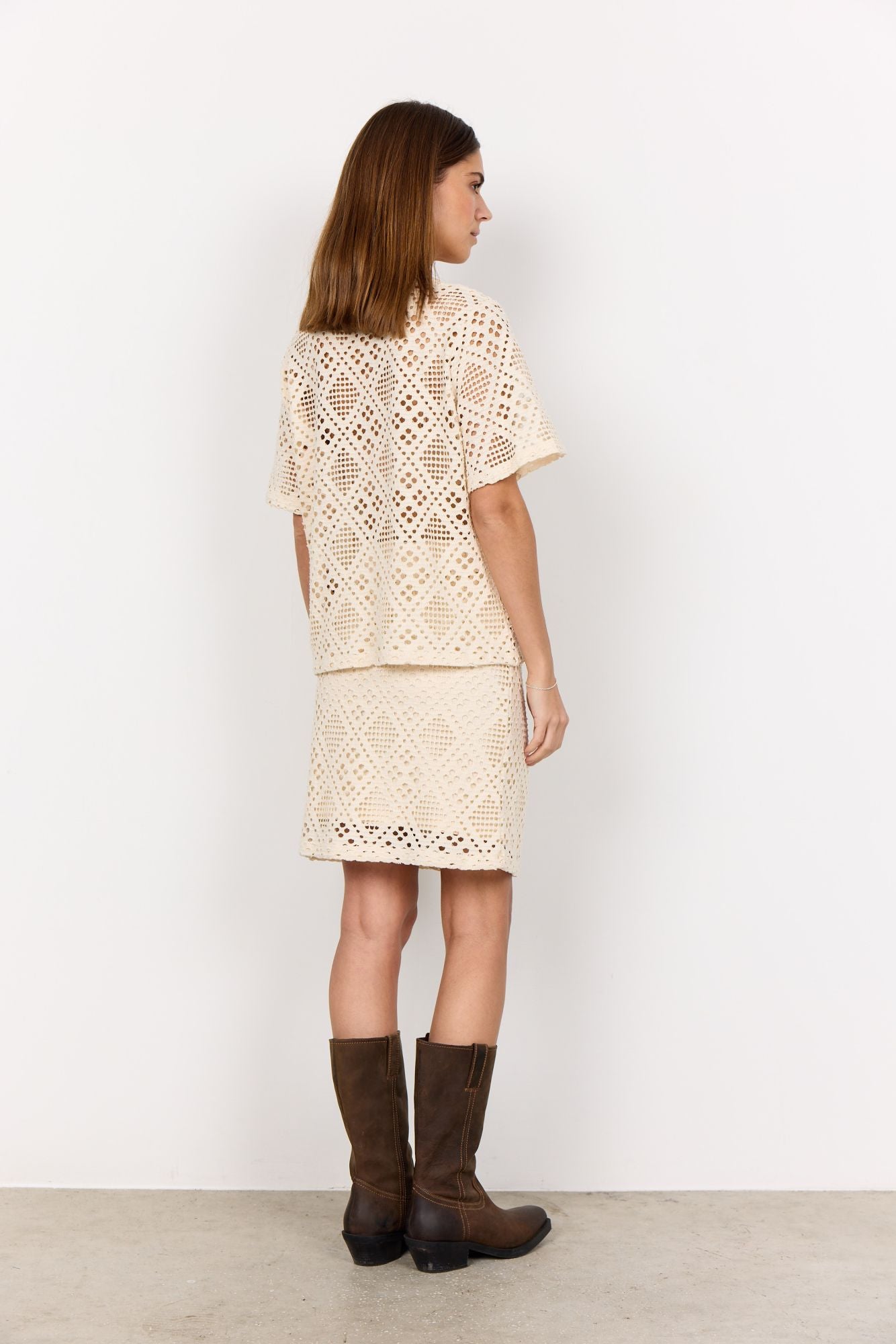 Soyaconcept Damen T-Shirt SC-SINDA 1 beige
