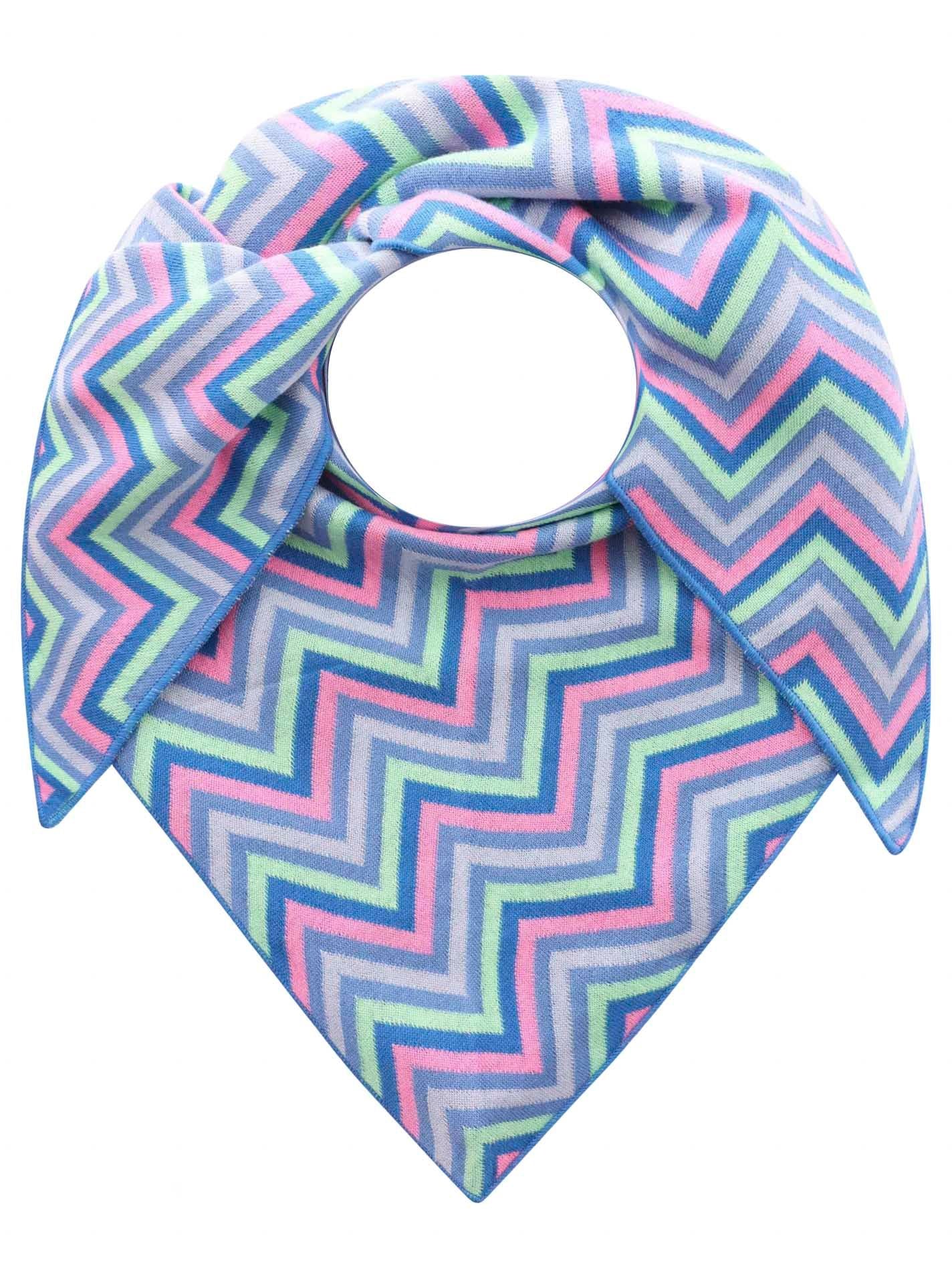 Zwillingsherz Damen Dreieckstuch "Nessi" blau