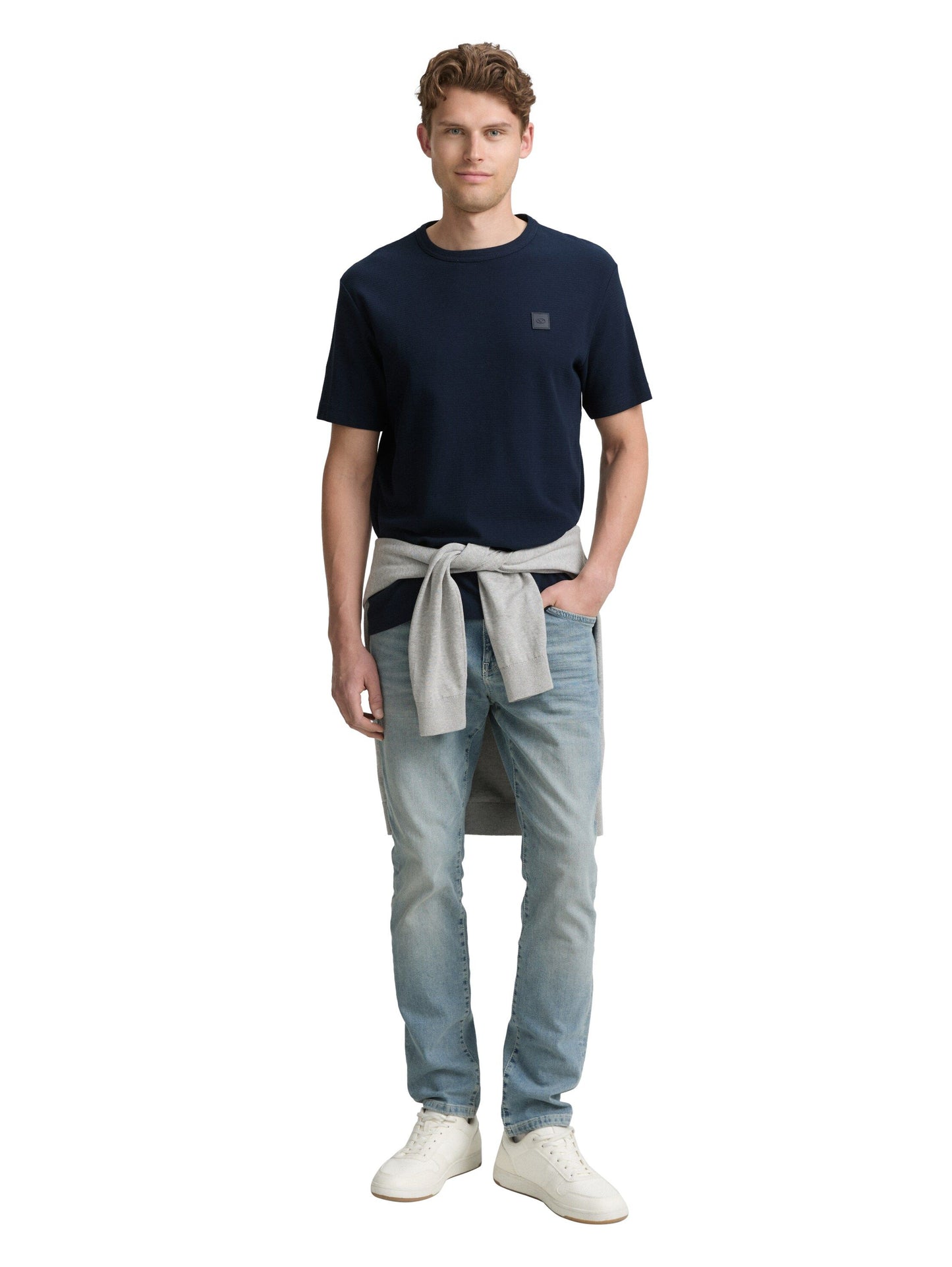 Tom Tailor Herren Shirt blau