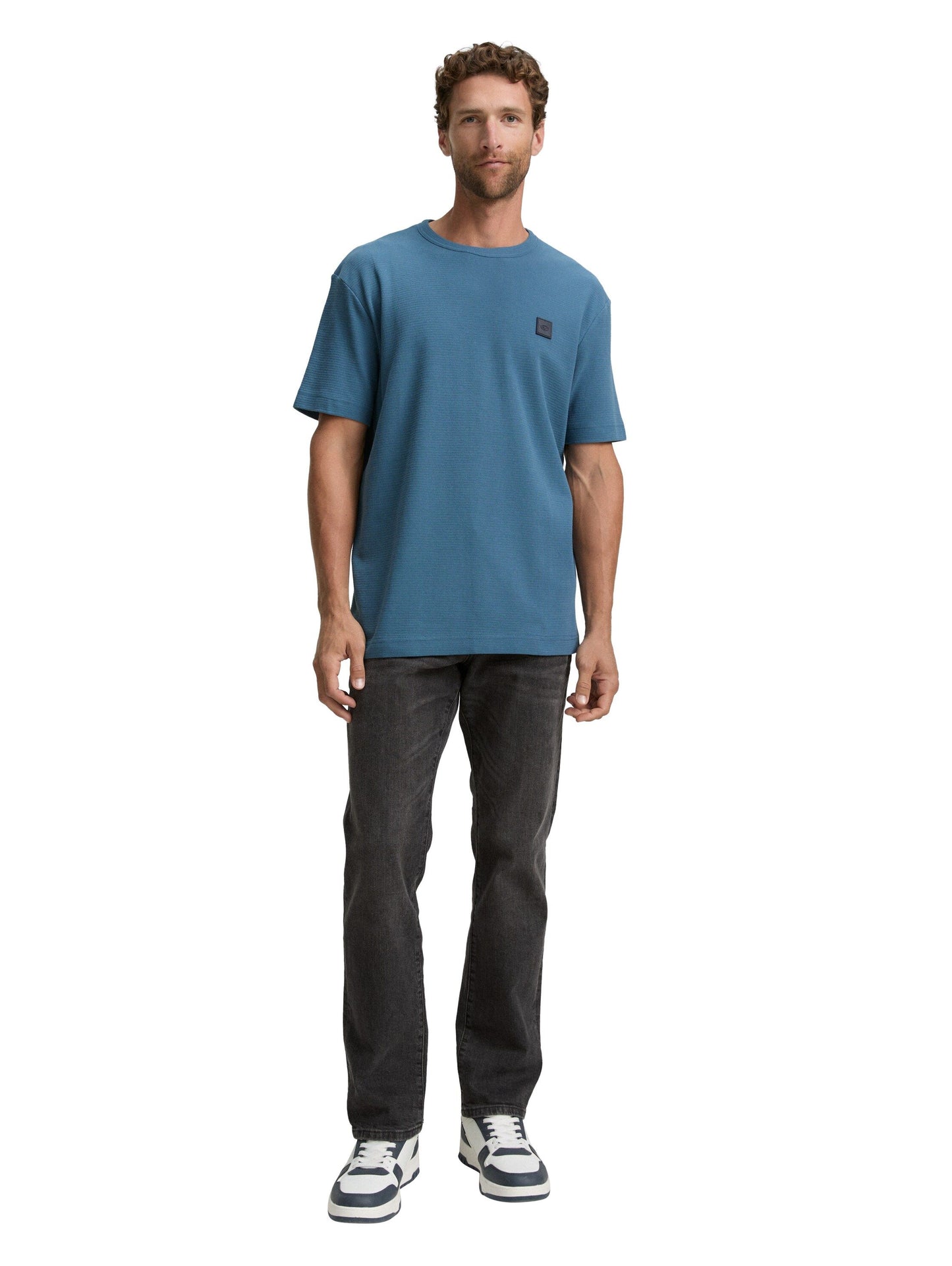 Tom Tailor Herren Shirt blau
