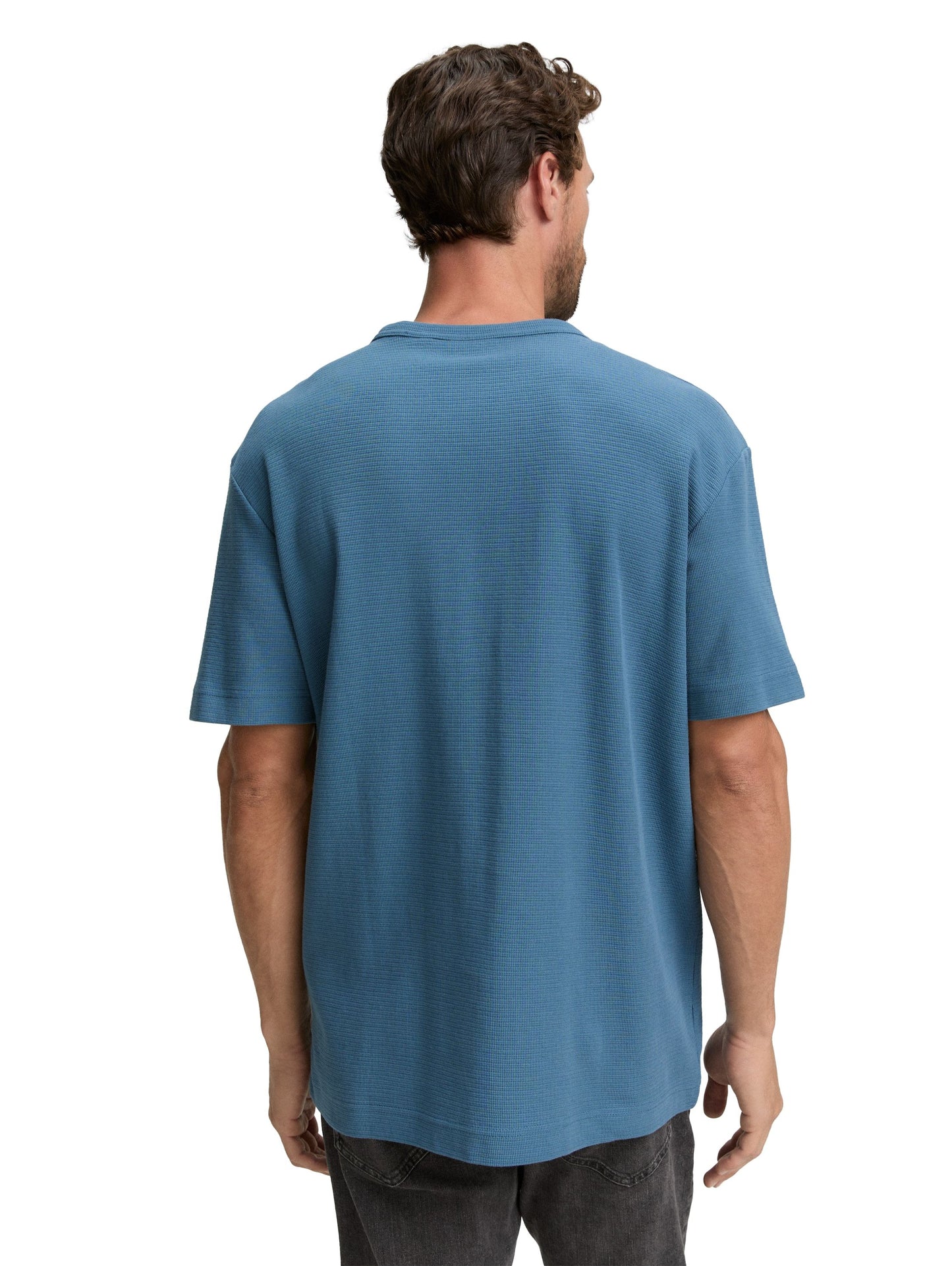 Tom Tailor Herren Shirt blau
