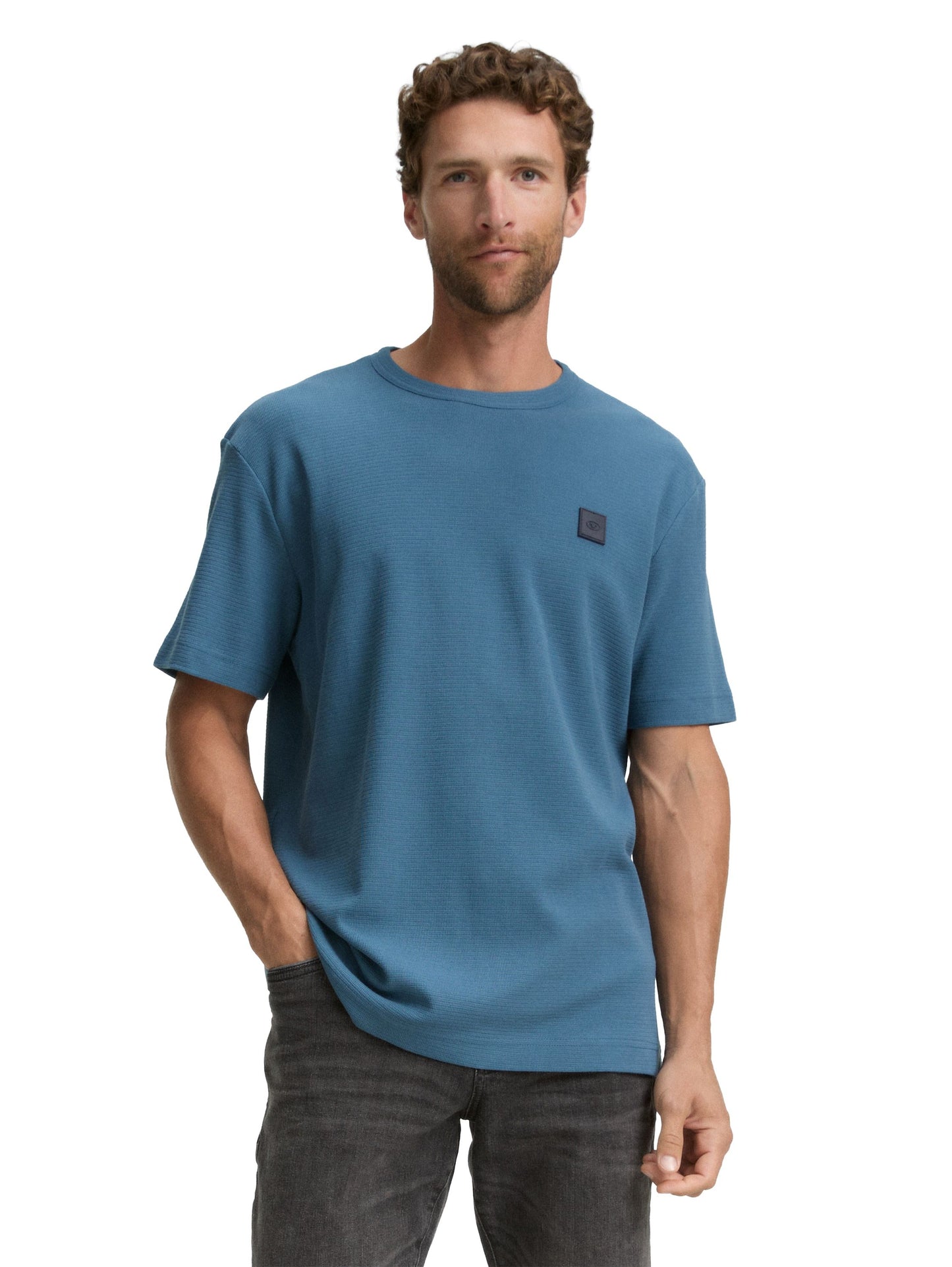 Tom Tailor Herren Shirt blau