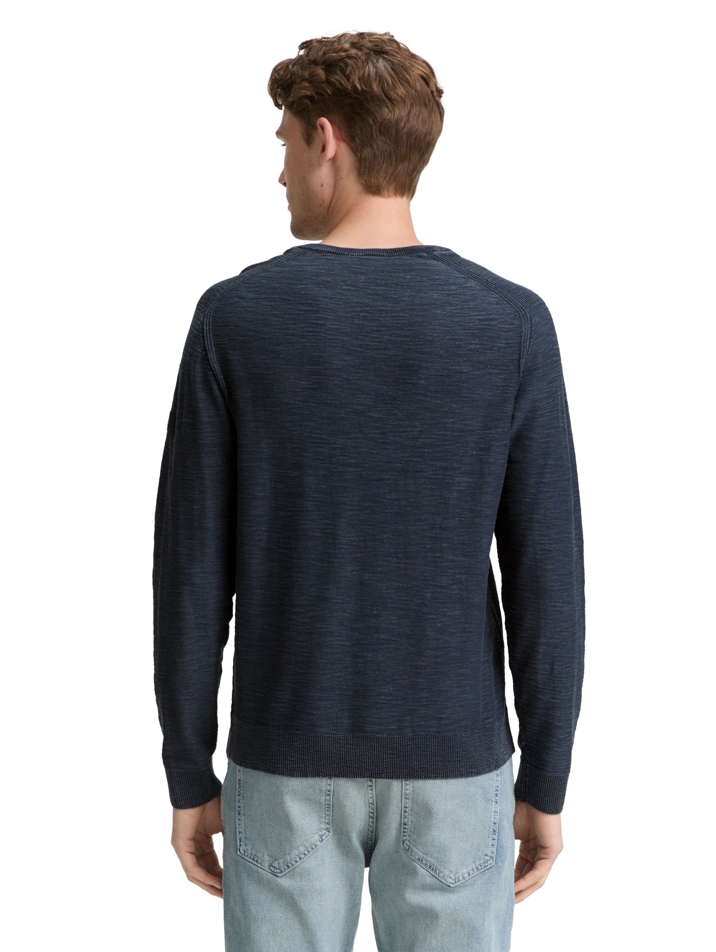 Tom Tailor Herren Pullover blau