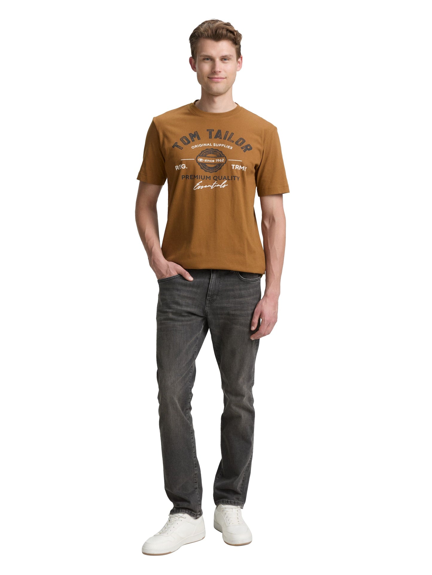 Tom Tailor Herren Shirt braun