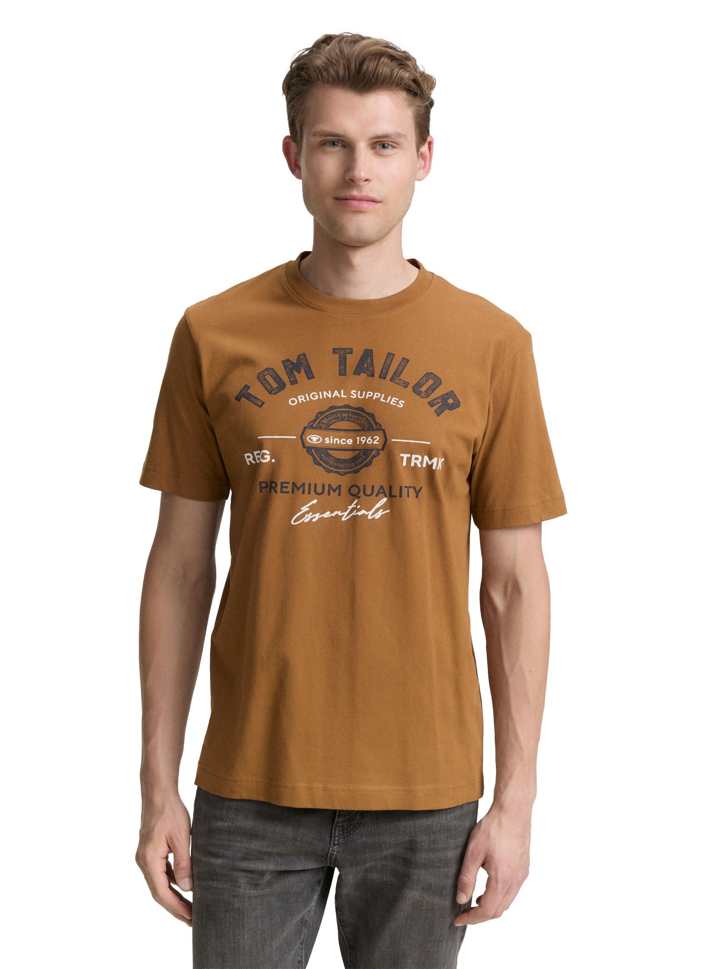 Tom Tailor Herren Shirt braun