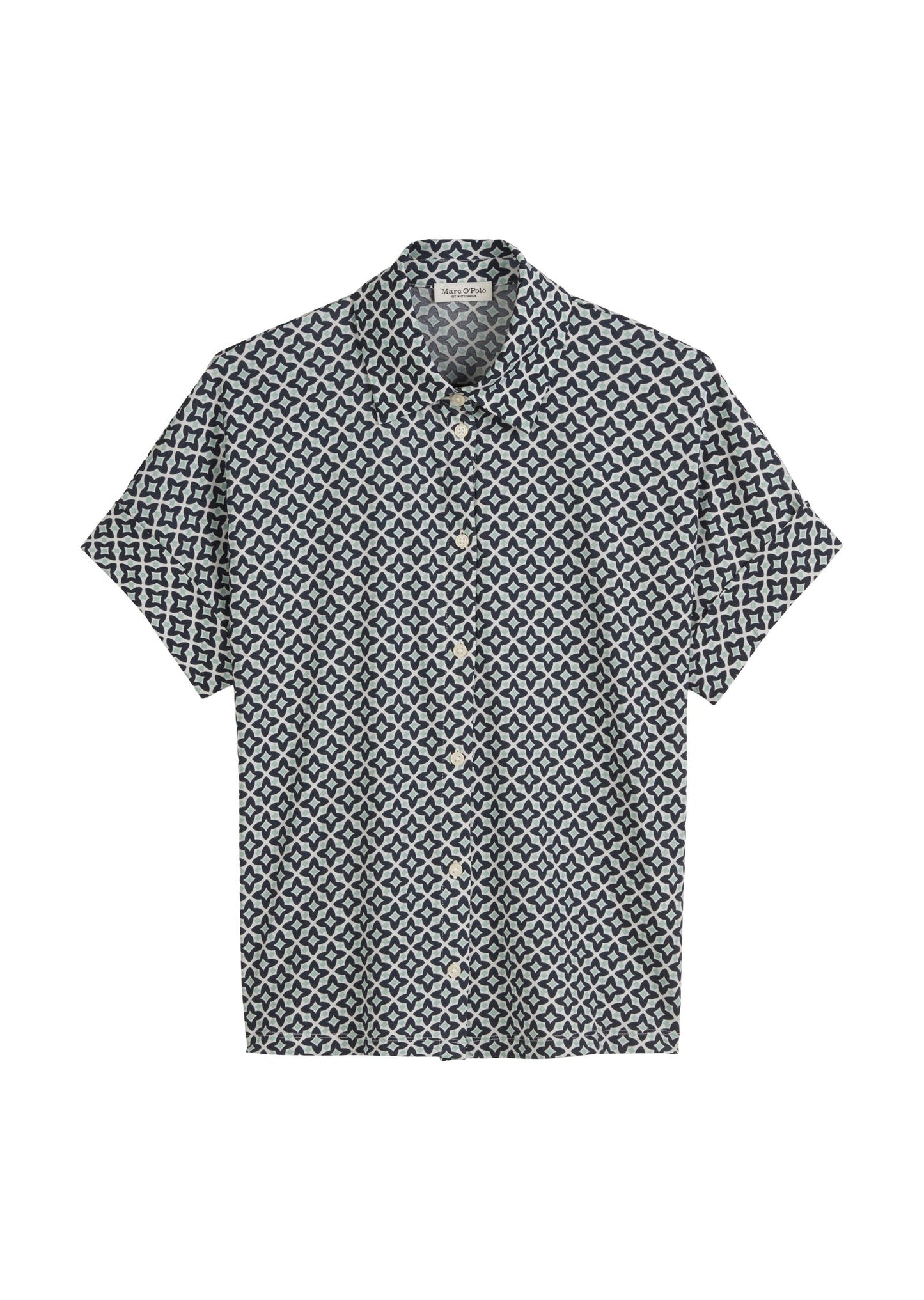 Marc O'Polo – Marc O'Polo Damen Print-Bluse regular