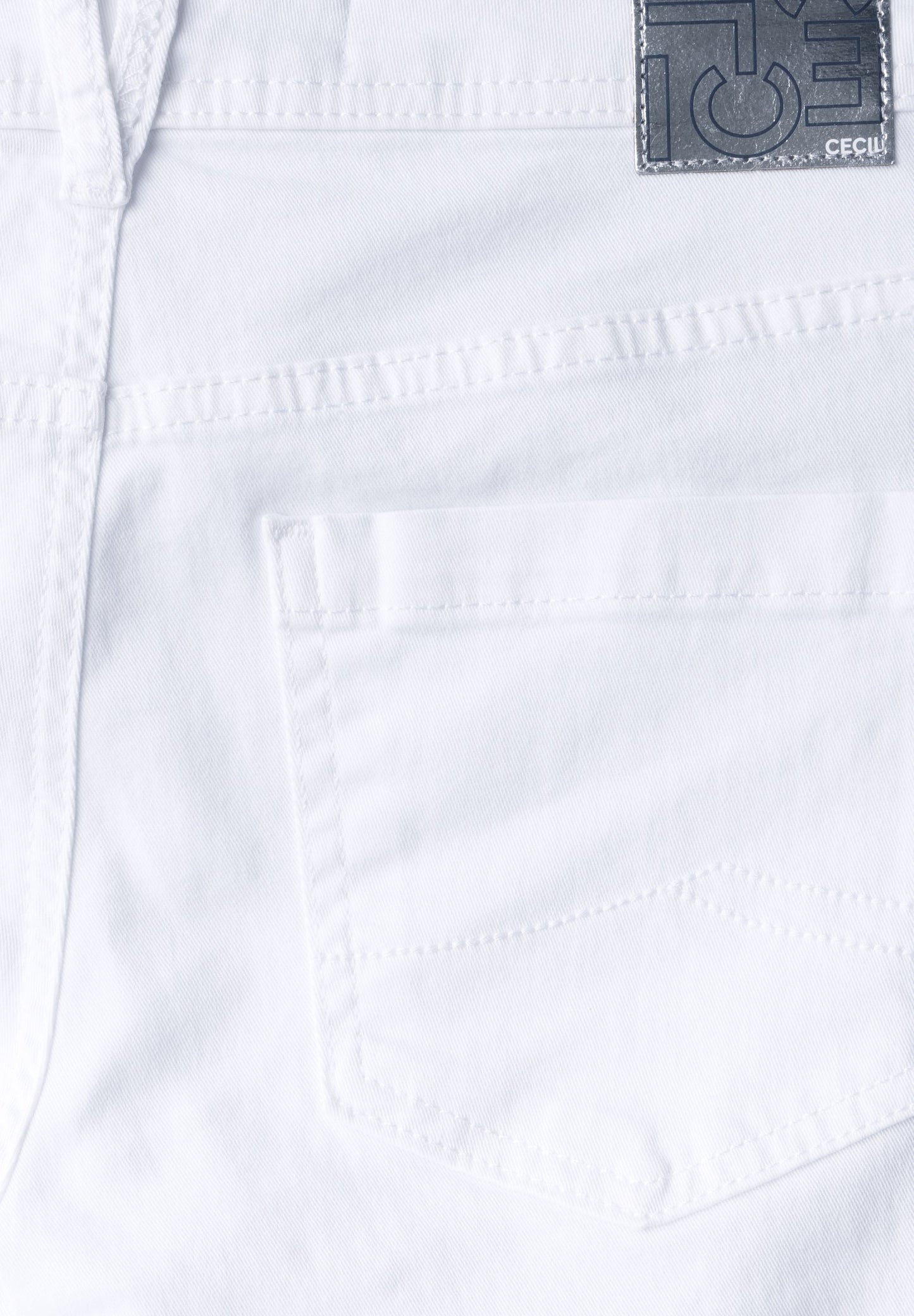 Cecil Damen 3/4 Jeans weiß