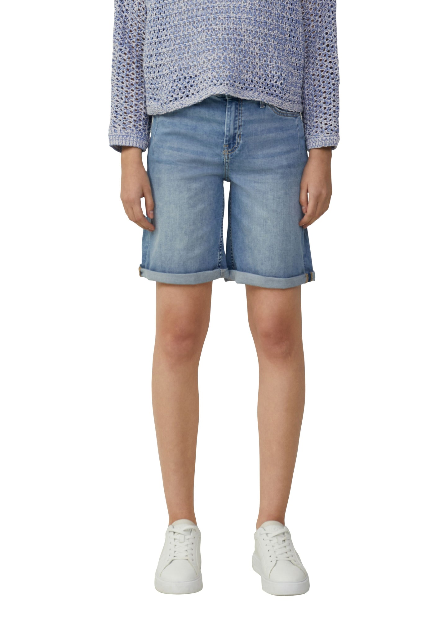s. Oliver Damen Shorts blau