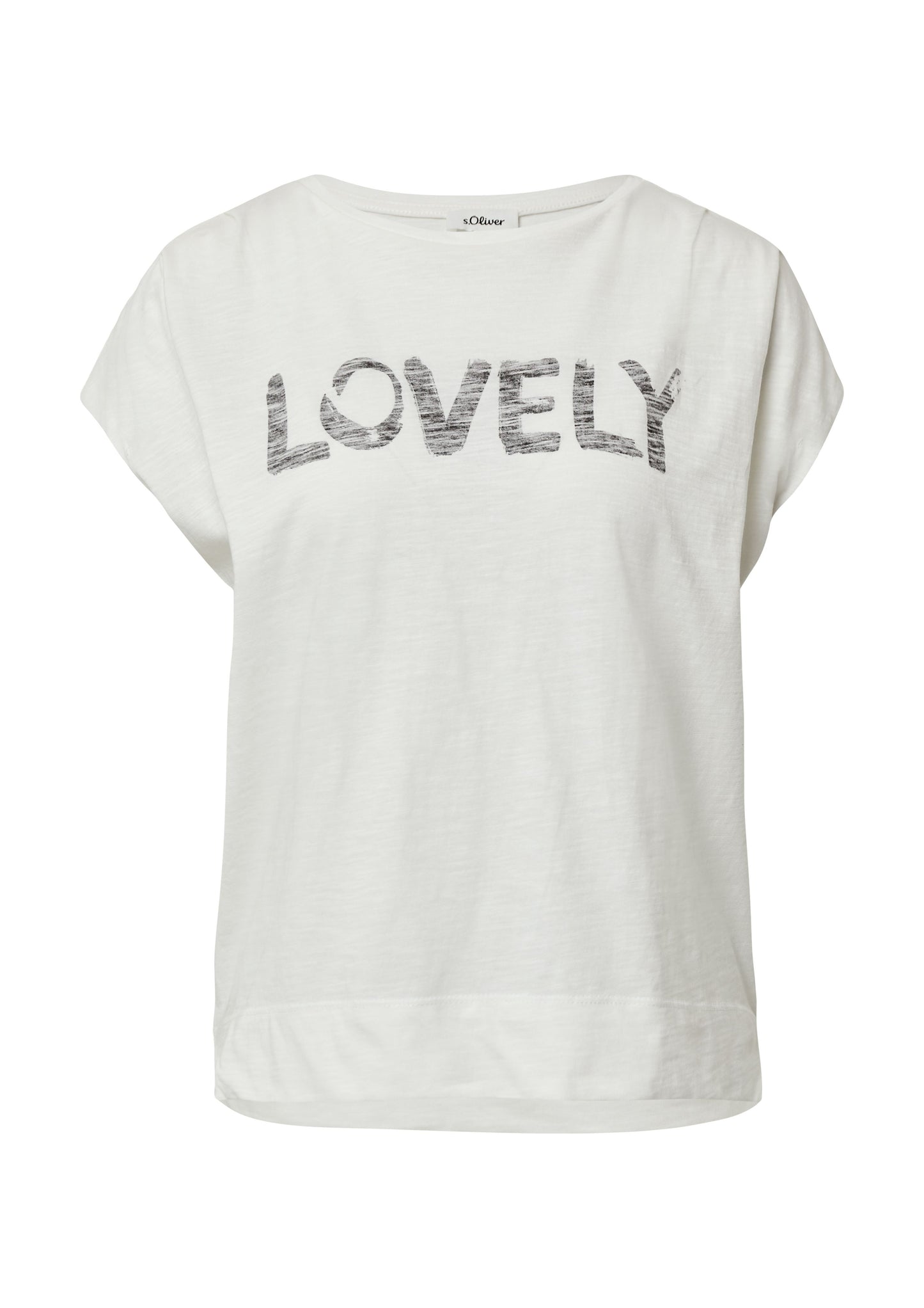 s.Oliver Damen T-Shirt weiß