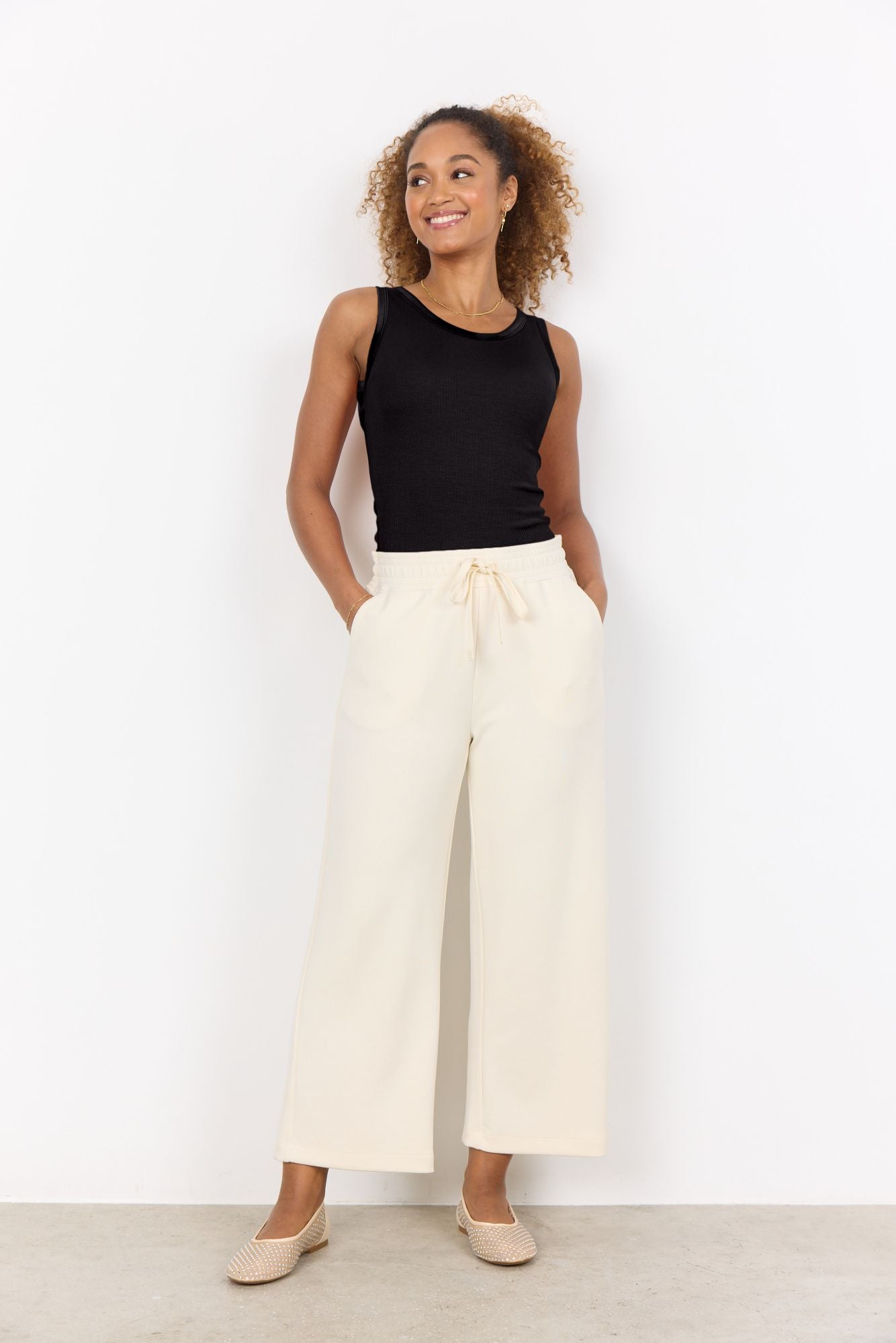 Soyaconcept Damen Hose weiß