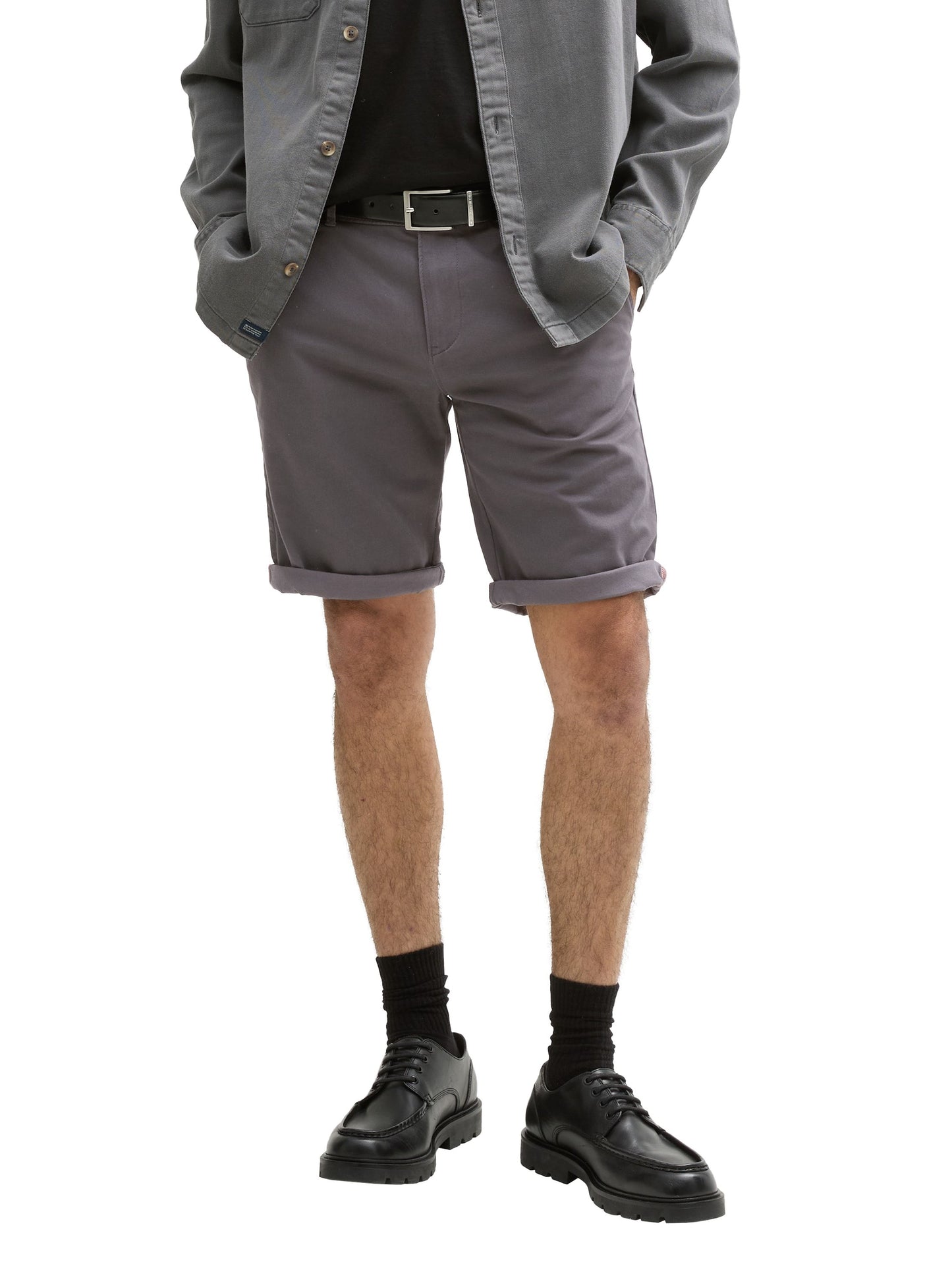 Tom Tailor Herren Chino Shorts grau