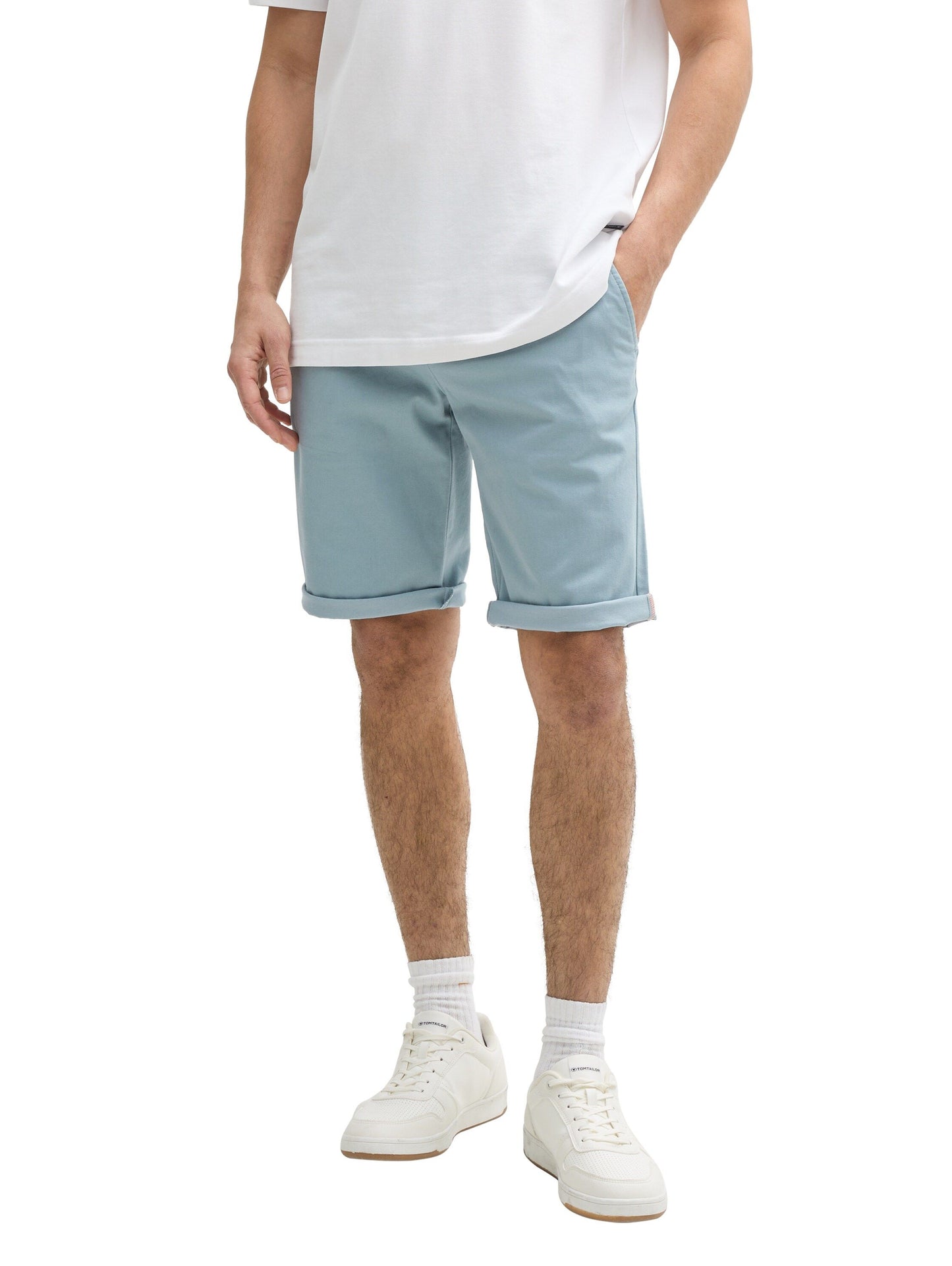 Tom Tailor Herren Chino Shorts blau
