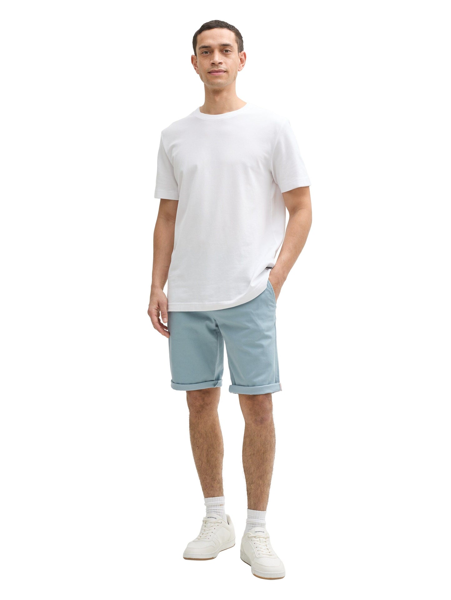 Tom Tailor Herren Chino Shorts blau