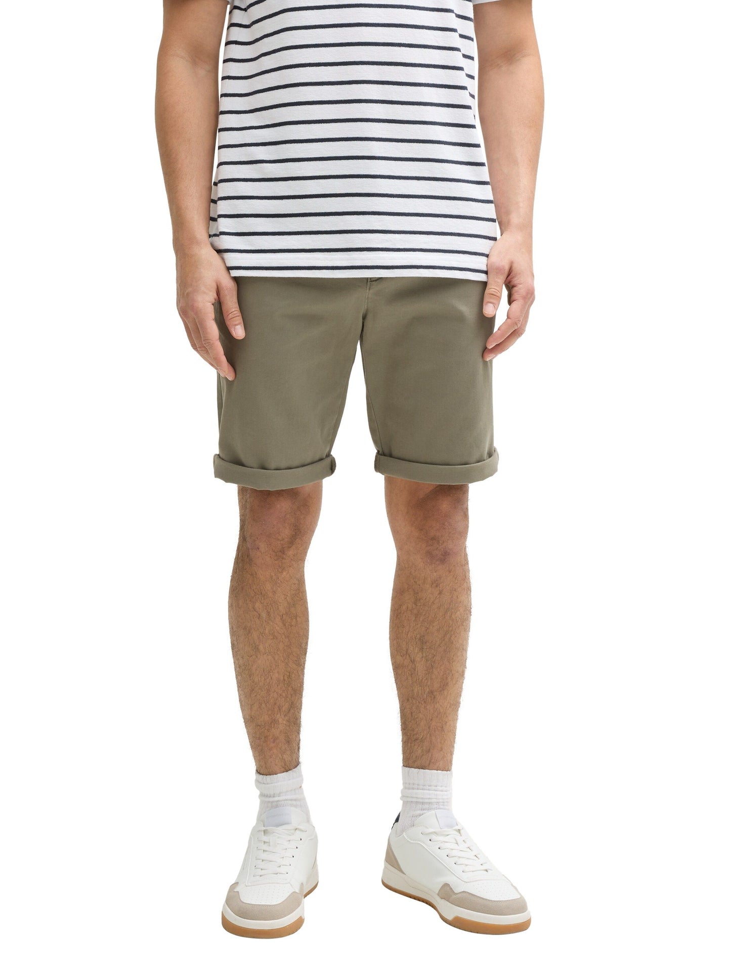 Tom Tailor Herren Chino Shorts grün