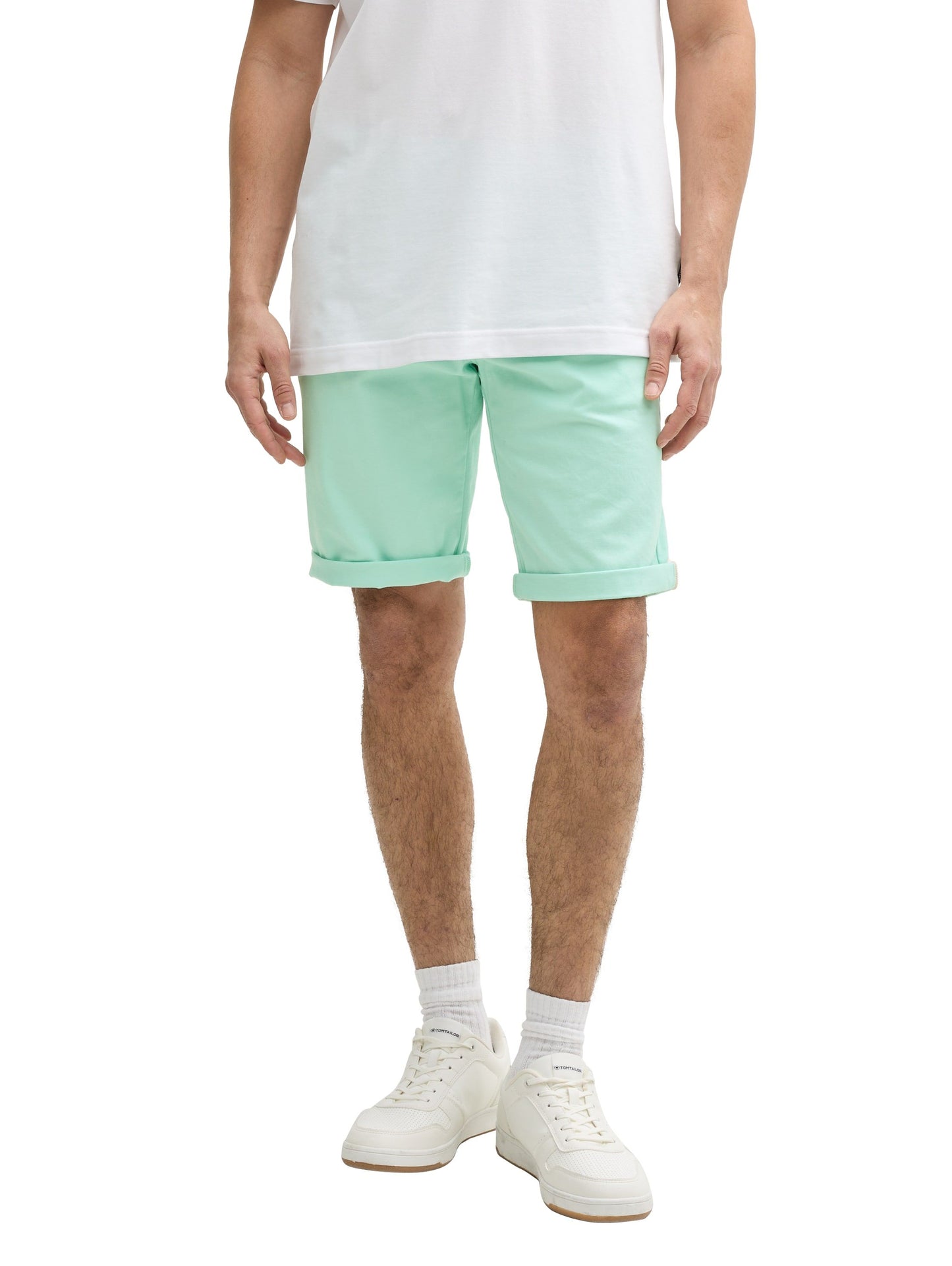 Tom Tailor Herren Chino Shorts grün