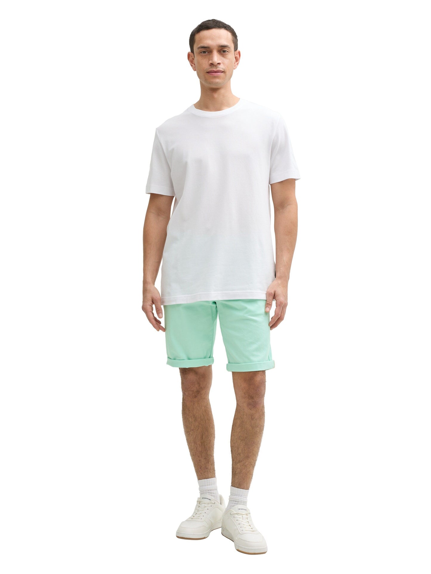 Tom Tailor Herren Chino Shorts grün